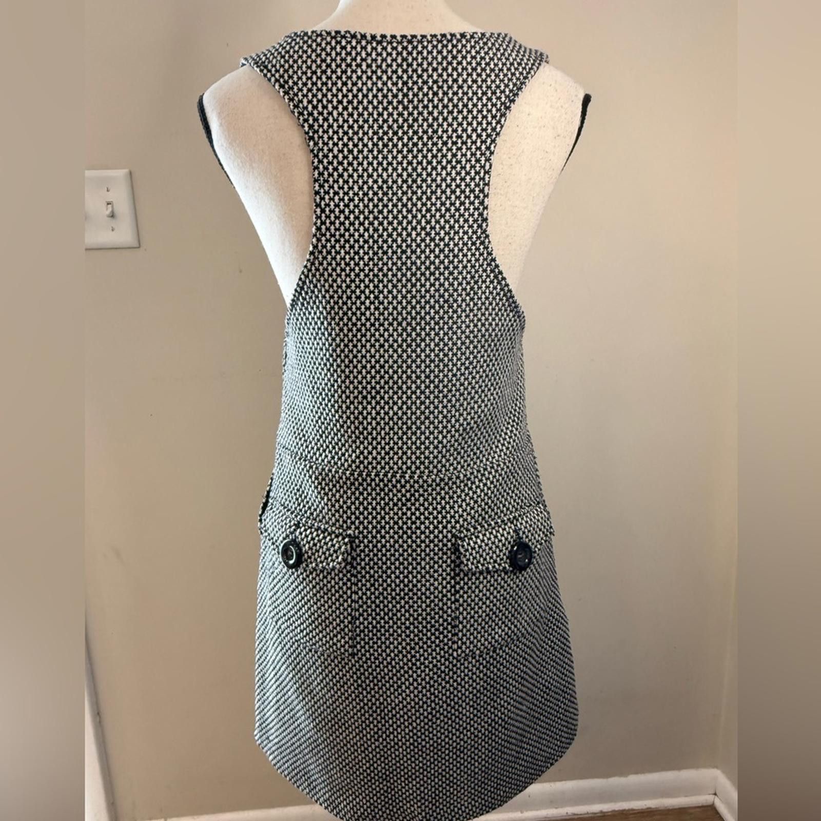 Other Yumi Kim wool blend sleeveless mini dress black & white SZ M Size M / US 6-8 / IT 42-44 - 4 Thumbnail