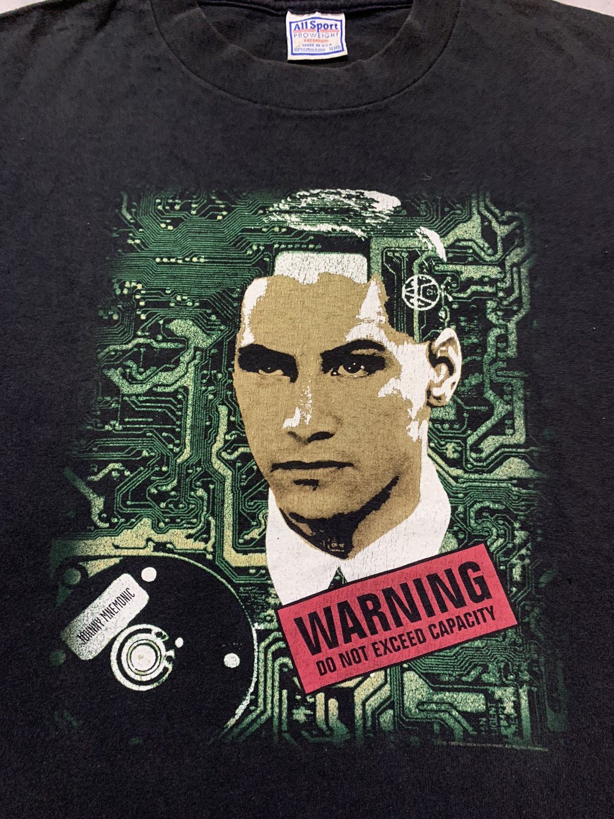 Vintage Vintage Johnny Mnemonic Cyberpunk Film Promo Keanu Reeves Size US M / EU 48-50 / 2 - 3 Thumbnail