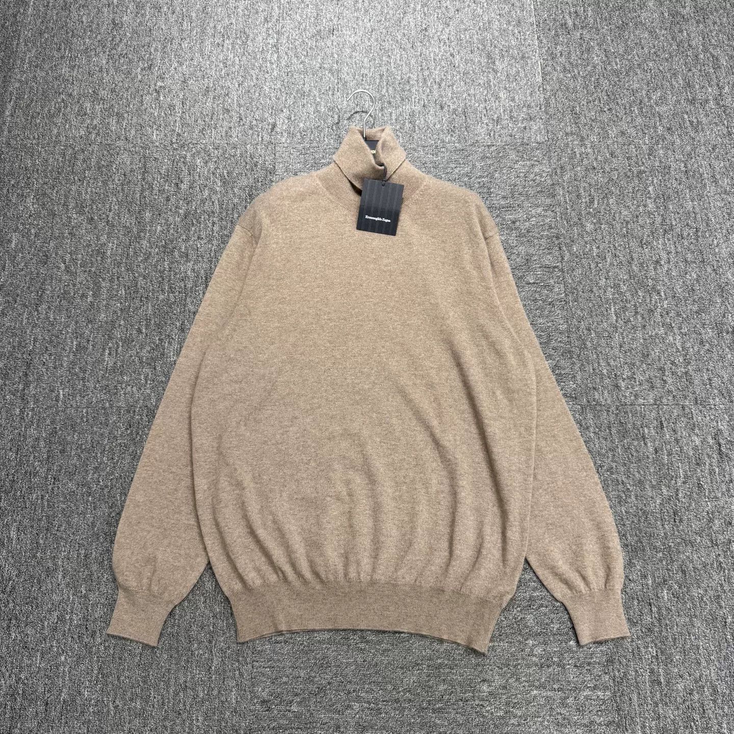 Ermenegildo Zegna Ermenegildo Zegna Lapel Cashmere Sweater Size US XL / EU 56 / 4 - 1 Thumbnail