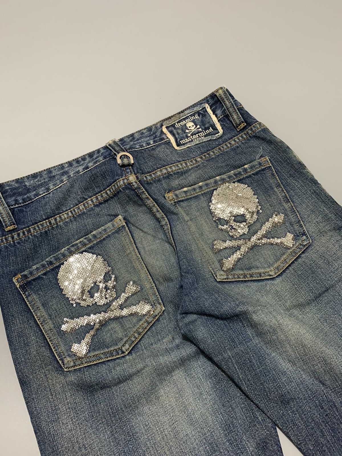 Mastermind Japan × The Rolling Stones MMJ x TRS- 2012- 50th Anniversary of D Rolling Stones Denim Size US 30 / EU 46 - 13 Thumbnail
