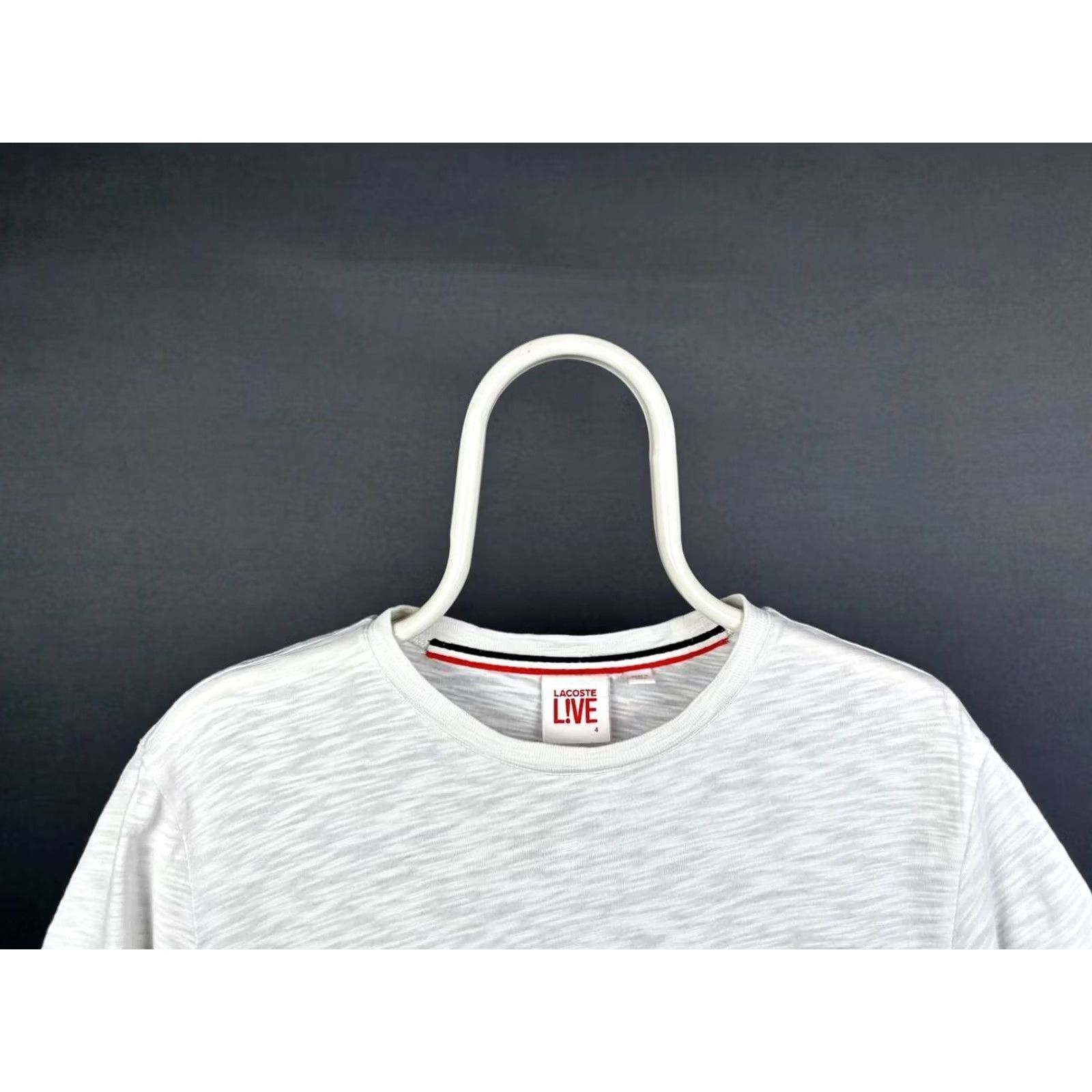 Lacoste Lacoste Live Shirt Size 4 Gray Crew Neck Front Pocket Size US S / EU 44-46 / 1 - 3 Thumbnail