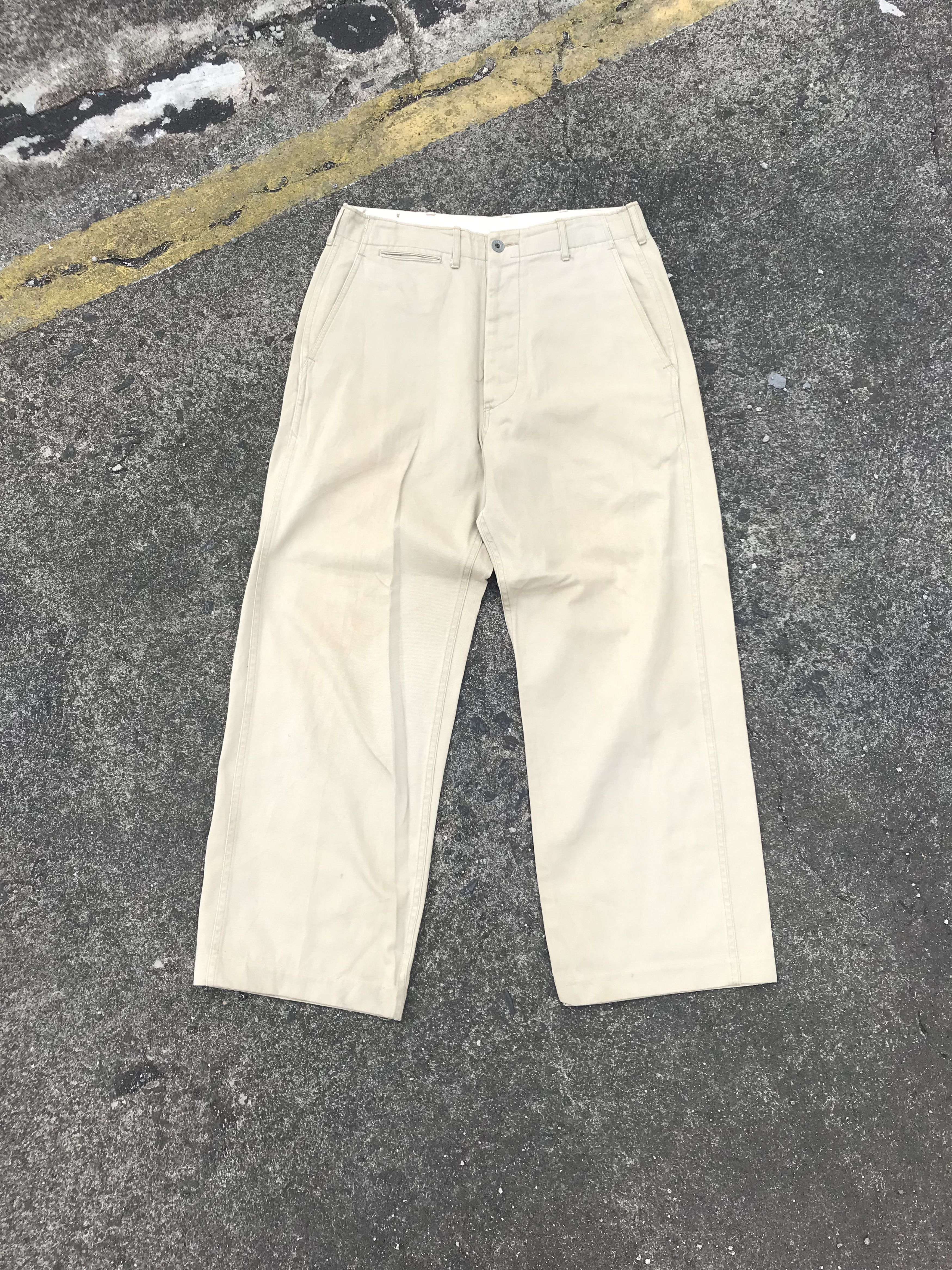 Buzz Rickson's Toyo enterprise buzz rickson’s original spec khaki trouser Size US 30 / EU 46 - 1 Thumbnail