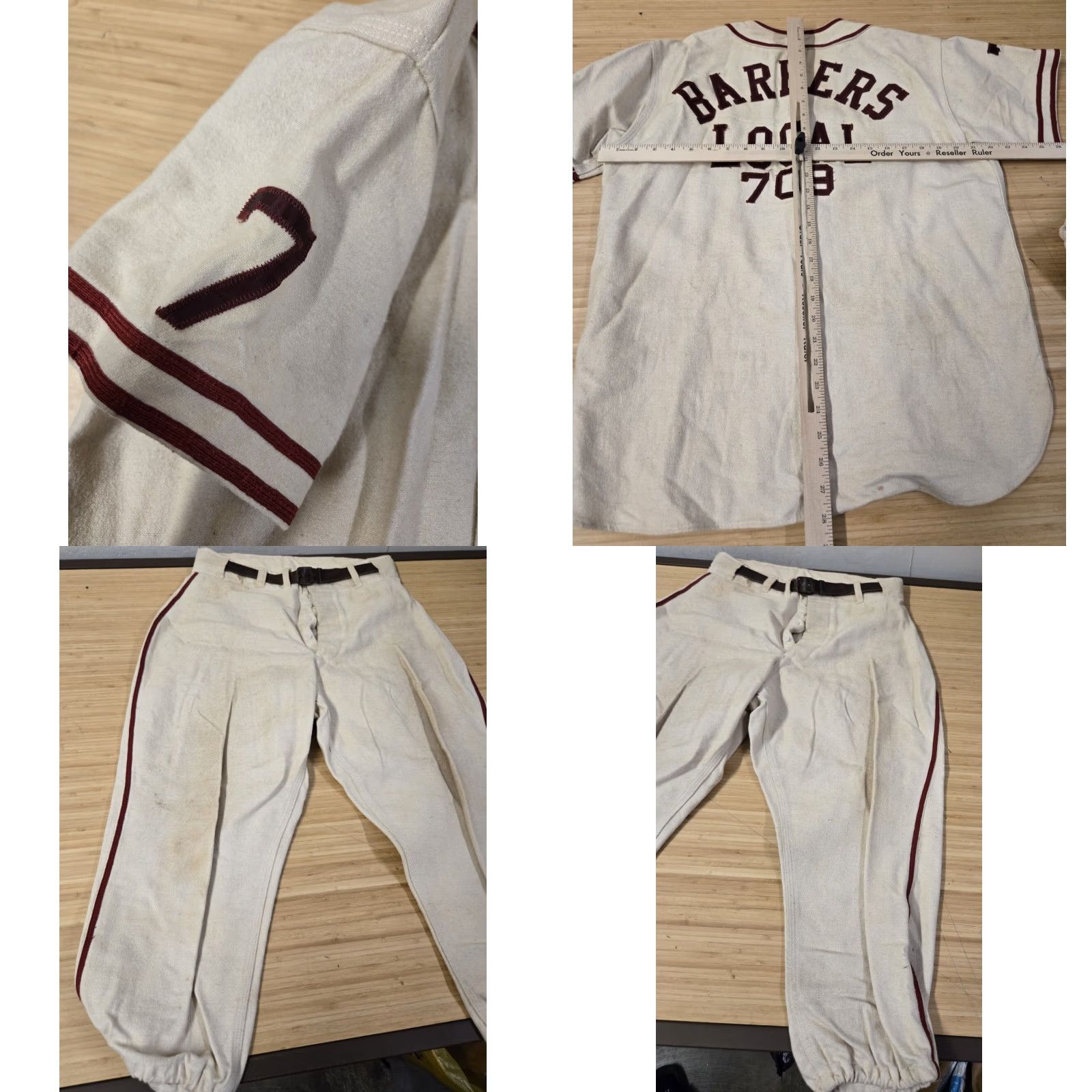 Vintage VINTAGE Fox Baseball Jersey Mens 40 White Red 1940s Personalized Short Sleeve Jersey Mens Size US L / EU 52-54 / 3 - 8 Thumbnail