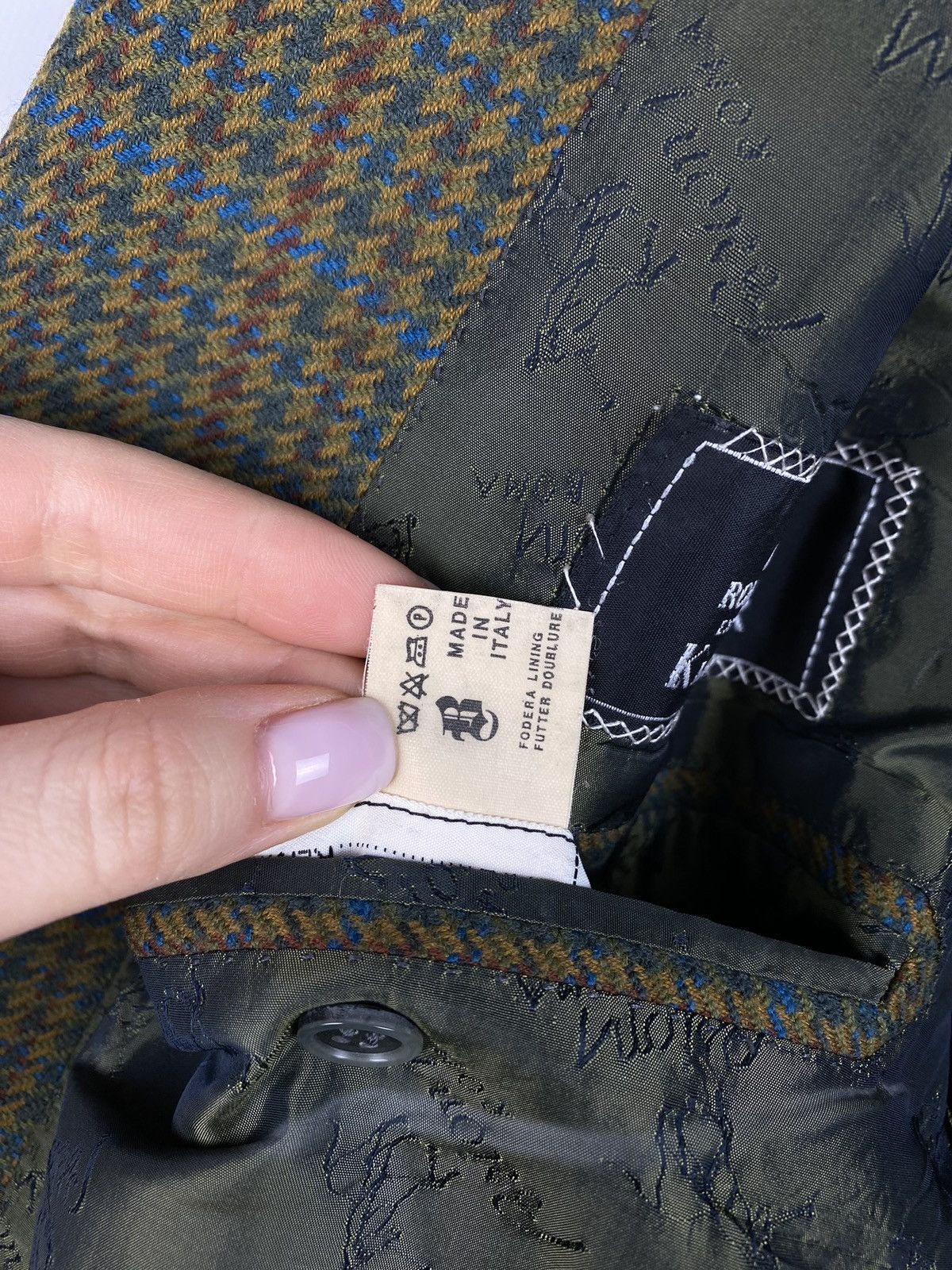 Brioni × Vintage Brioni vintage men’s wool blazer jacket size 47 / 57 Size 48R - 20 Thumbnail