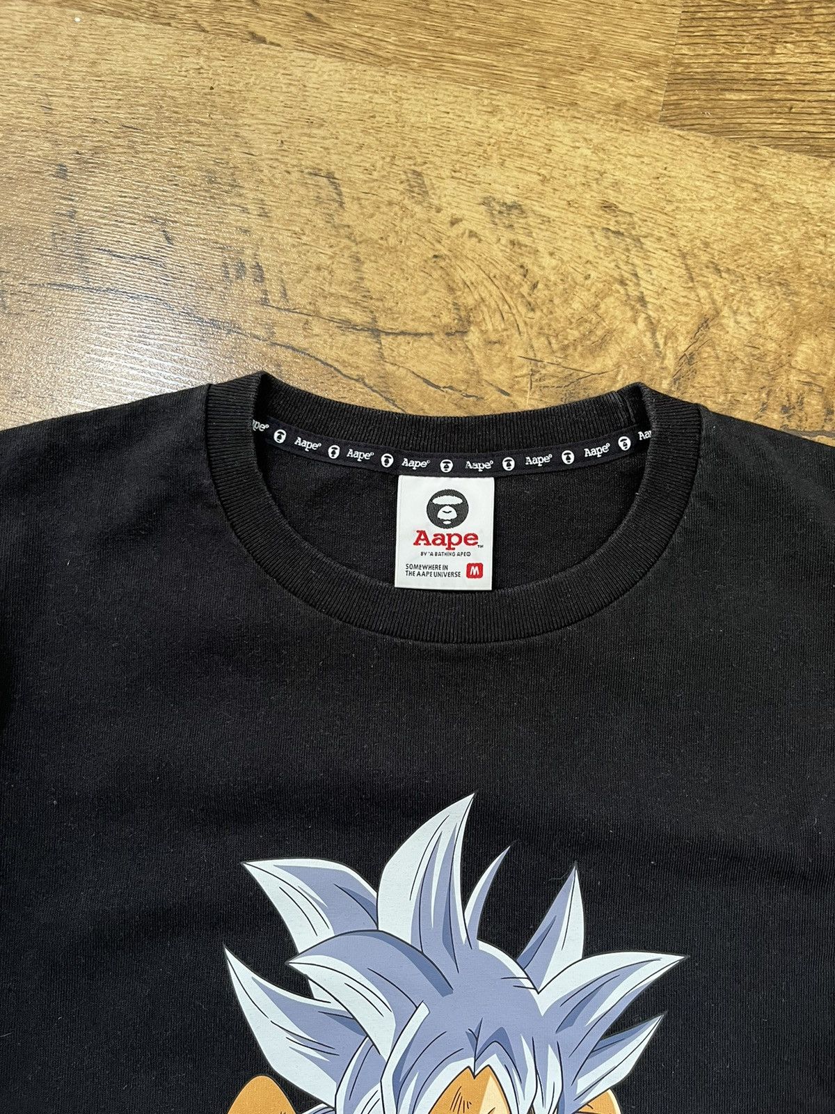 Aape × Bape Aape x Dragon Ball Son Goku Ultra Instinct Tee Size US M / EU 48-50 / 2 - 5 Thumbnail