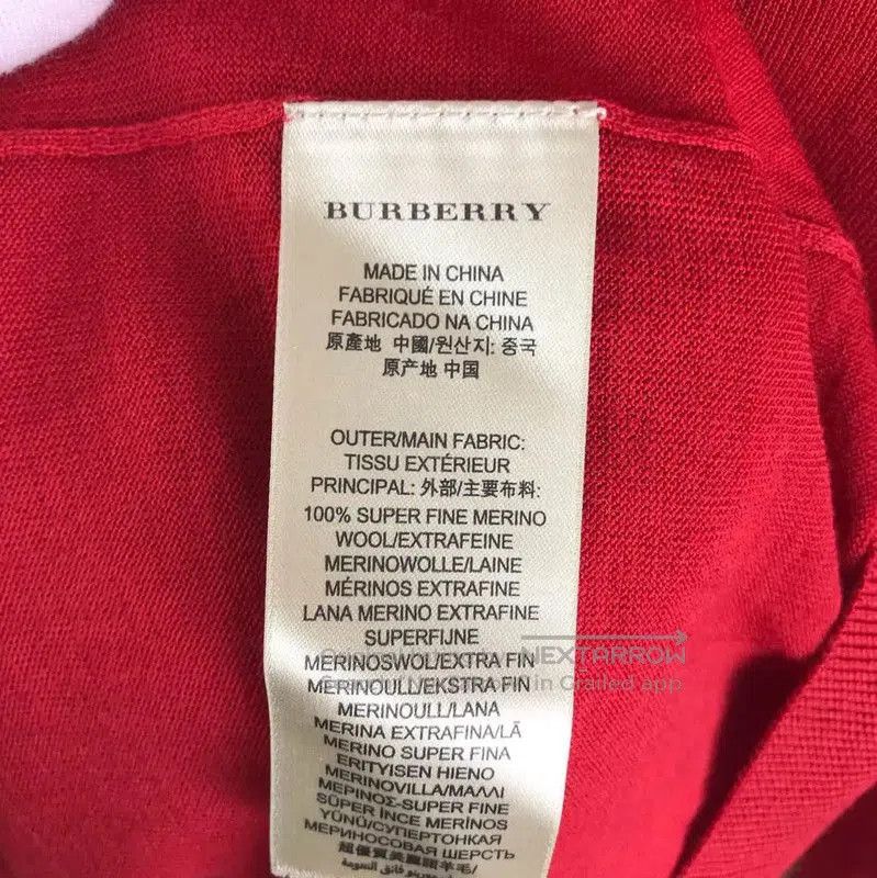 Burberry Burberry Red Wool Women’s Knitted Sweater. Size S / US 4 / IT 40 - 4 Thumbnail