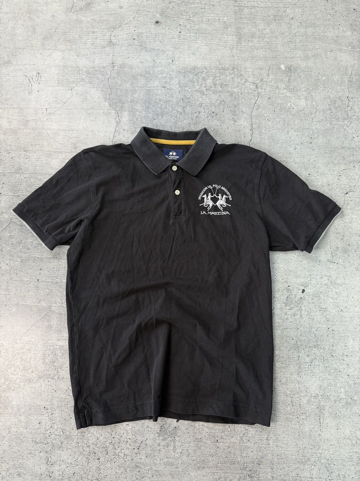 La Martina Mens Vintage La Martina Polos logo tee T-shirt Size US M / EU 48-50 / 2 - 1 Thumbnail