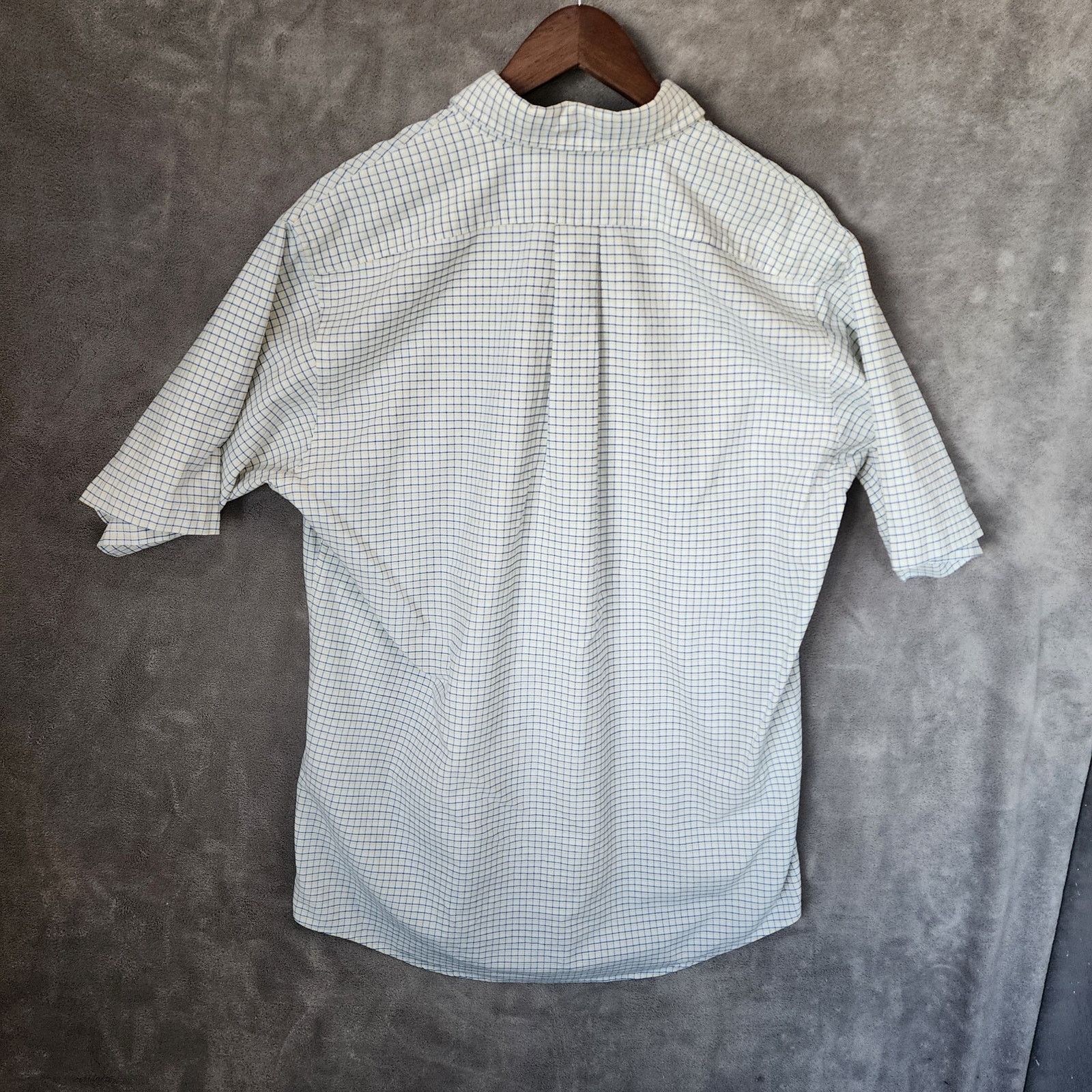 L.L. Bean LL Bean Men's White Green Plaid Large Shirt USA Made Size US L / EU 52-54 / 3 - 3 Thumbnail