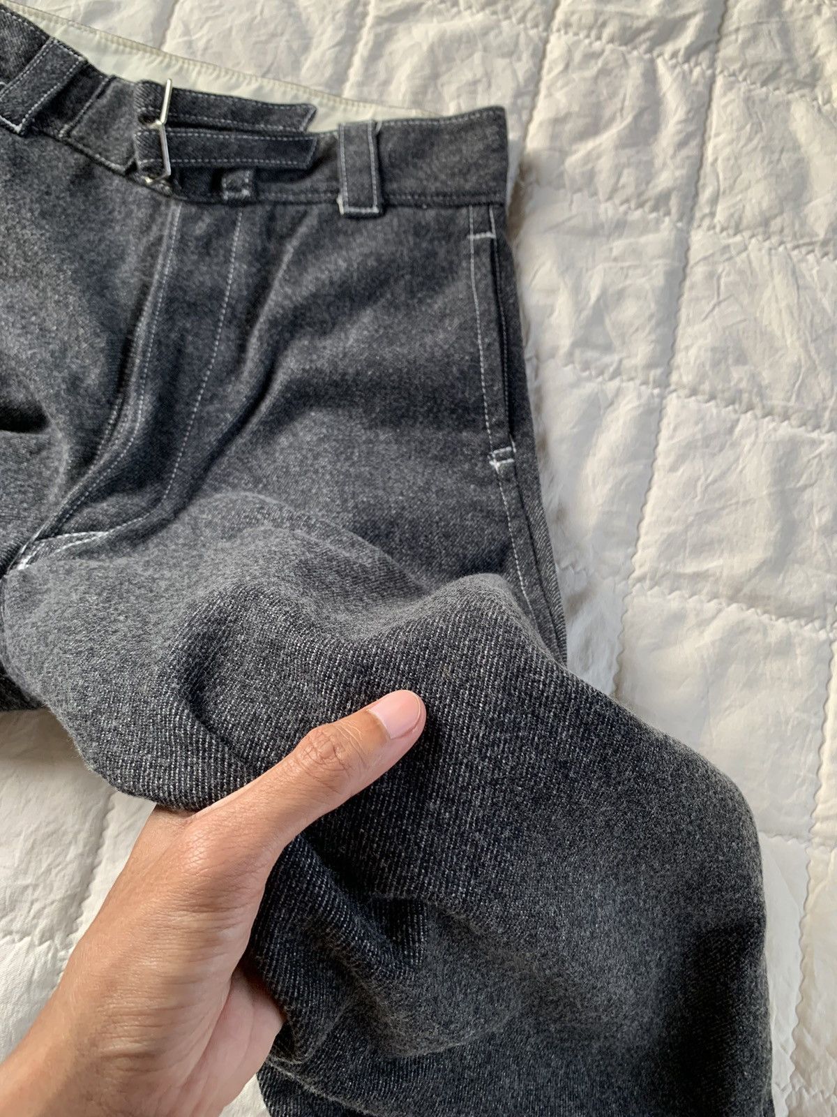 Comme des Garcons AD2003 Tricot Comme des Garcons Wide Trouser Size 30" / US 8 / IT 44 - 14 Thumbnail