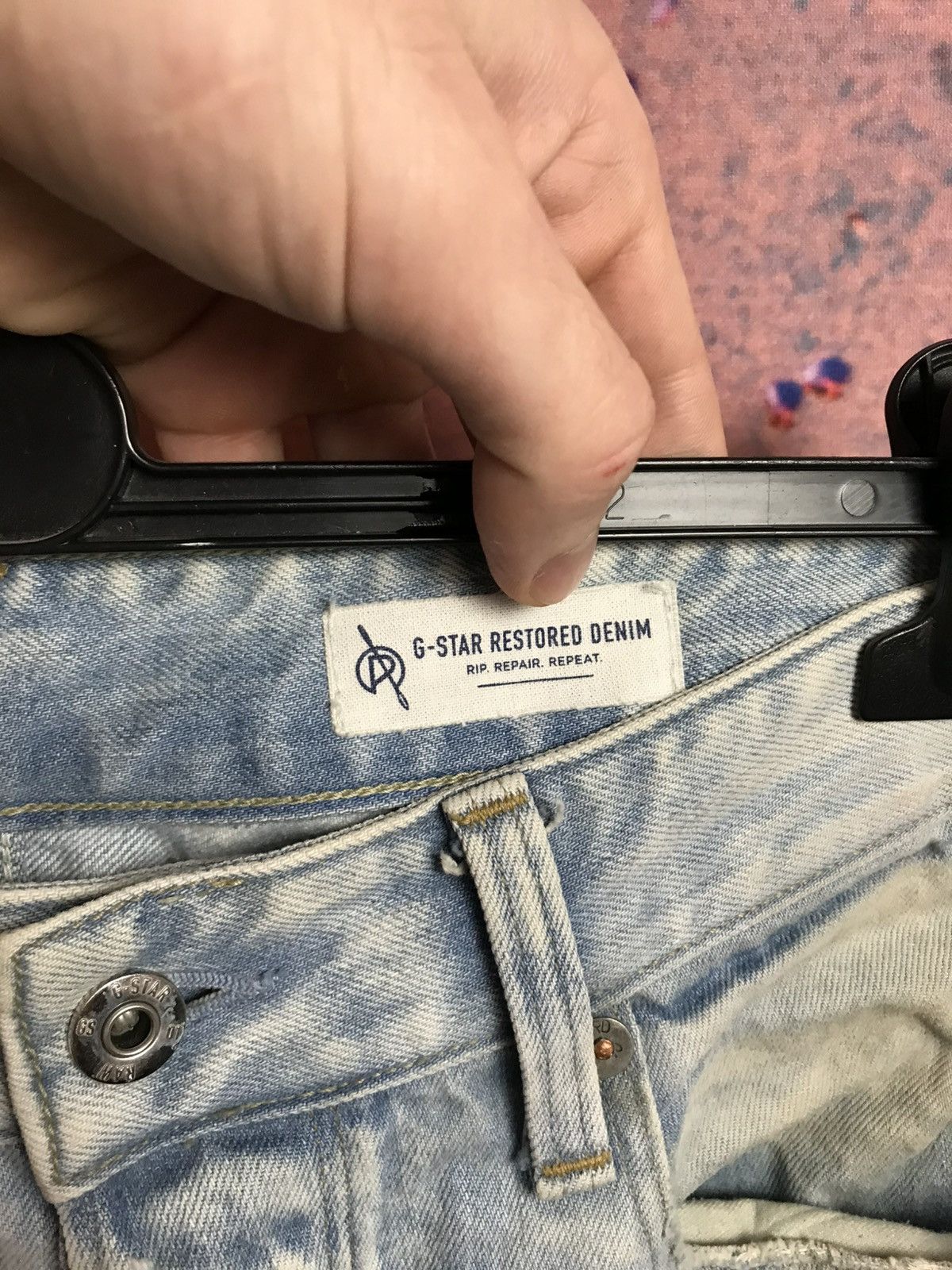 G-Star G Star Raw distressed denim jeans Size US 33 - 5 Thumbnail