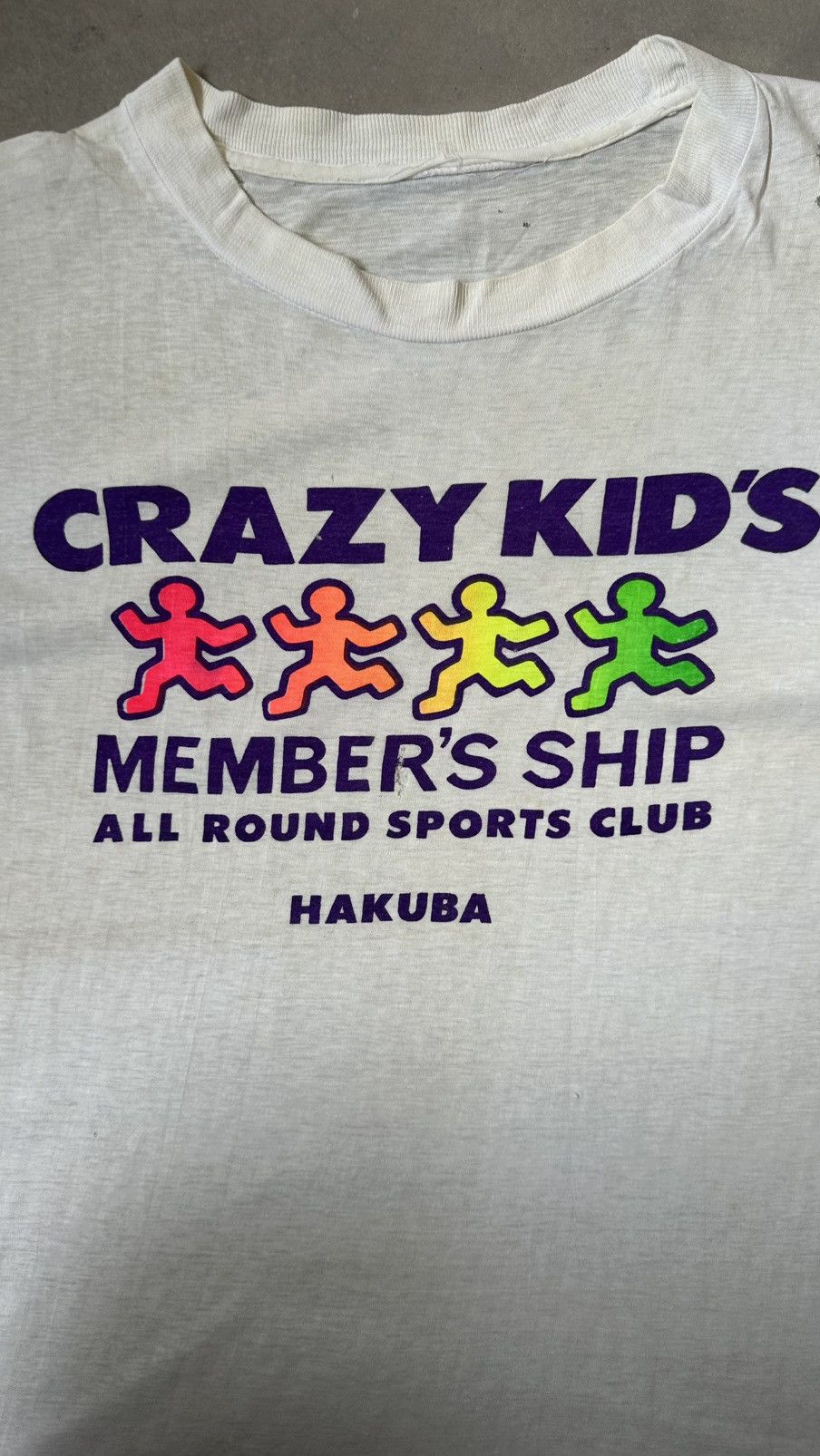 Vintage VINTAGE CRAZY KIDS PAPERTHIN TEE Size US L / EU 52-54 / 3 - 2 Thumbnail