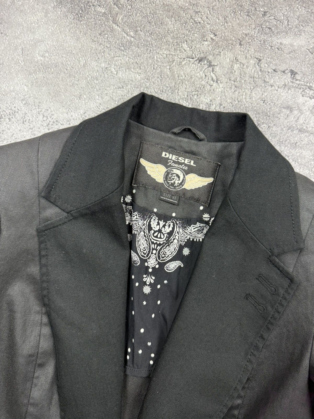 Diesel Vintage Diesel Y2K Biker Jacket Avant Garde Opium Archive Size XS / US 0-2 / IT 36-38 - 11 Thumbnail