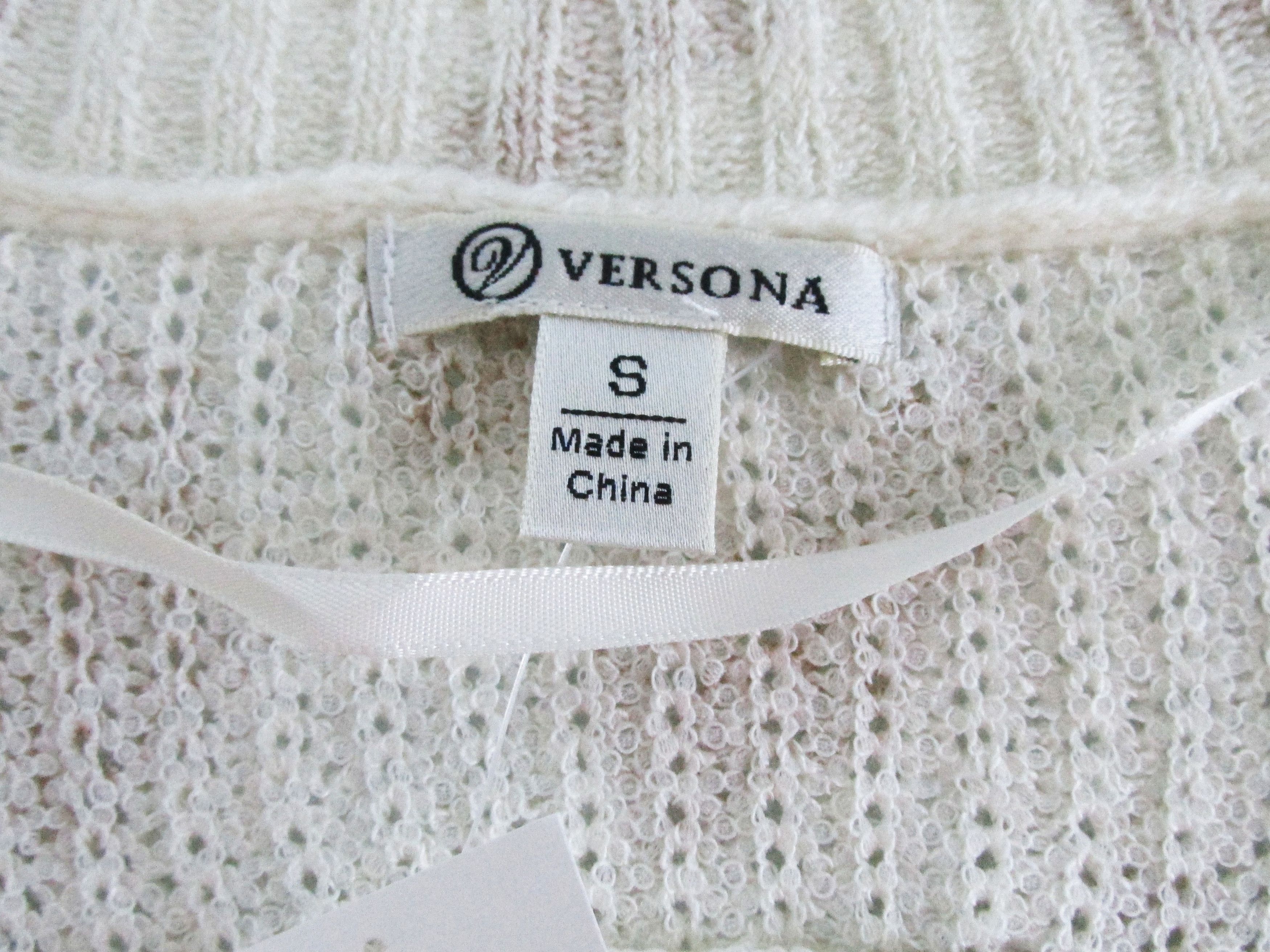 Other Versona (NWT) Women's Short Sleeve Sweater Size Small Size S / US 4 / IT 40 - 2 Thumbnail