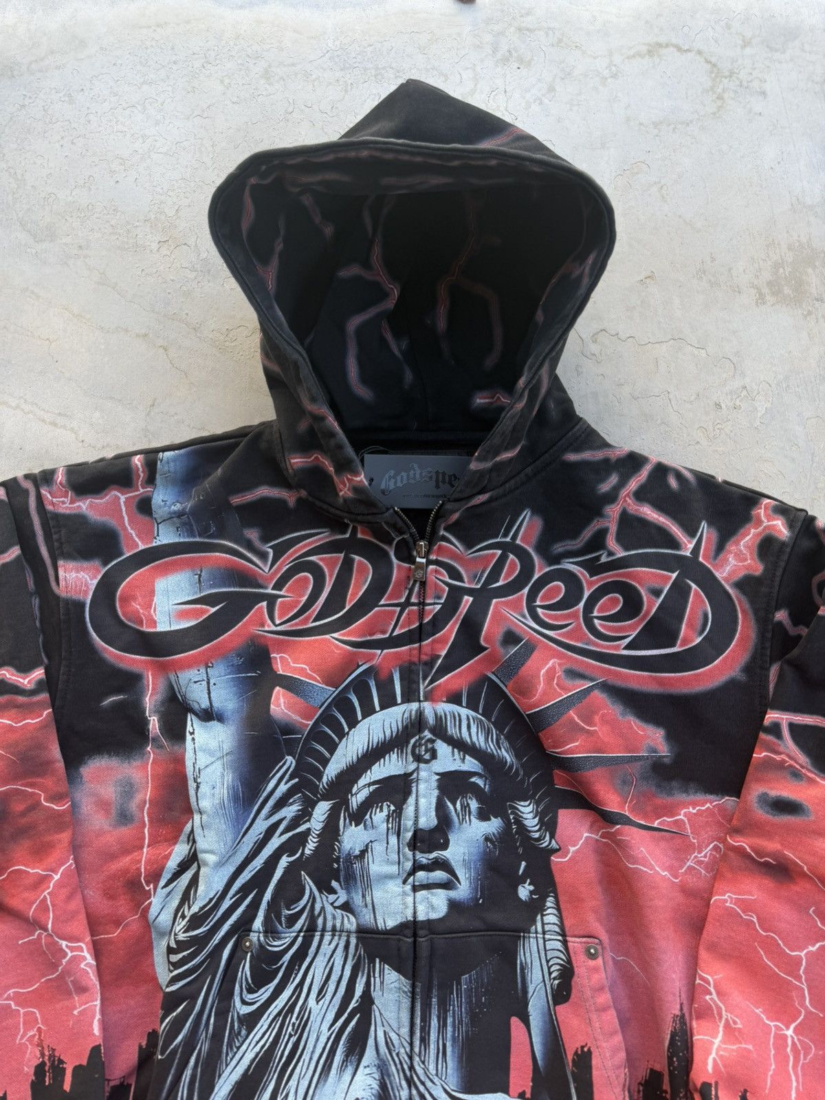 Godspeed Godspeed Voltage Zip Hoodie Red Size Medium Brand New Size US M / EU 48-50 / 2 - 4 Thumbnail