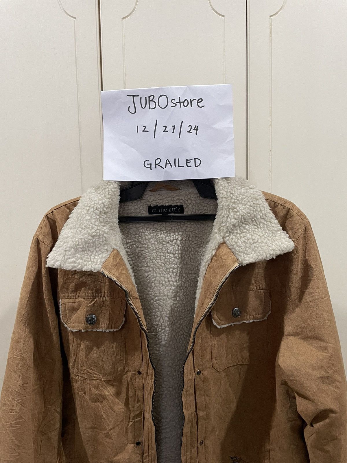 In The Attic × Japanese Brand In The Attic Wool-like Zipper Jacket with Pockets Size US L / EU 52-54 / 3 - 15 Thumbnail