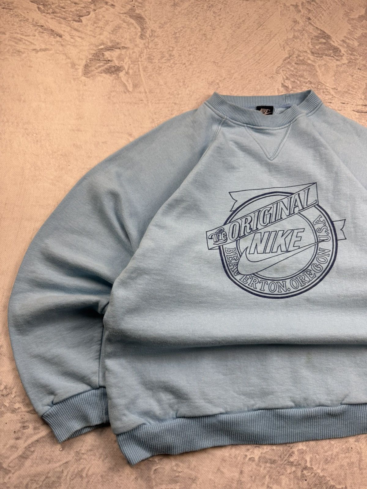 Nike × Vintage NIKE OREGON VINTAGE CENTER LOGO OVERSIZE BOXY SWEATSHIRT Size US M / EU 48-50 / 2 - 2 Thumbnail