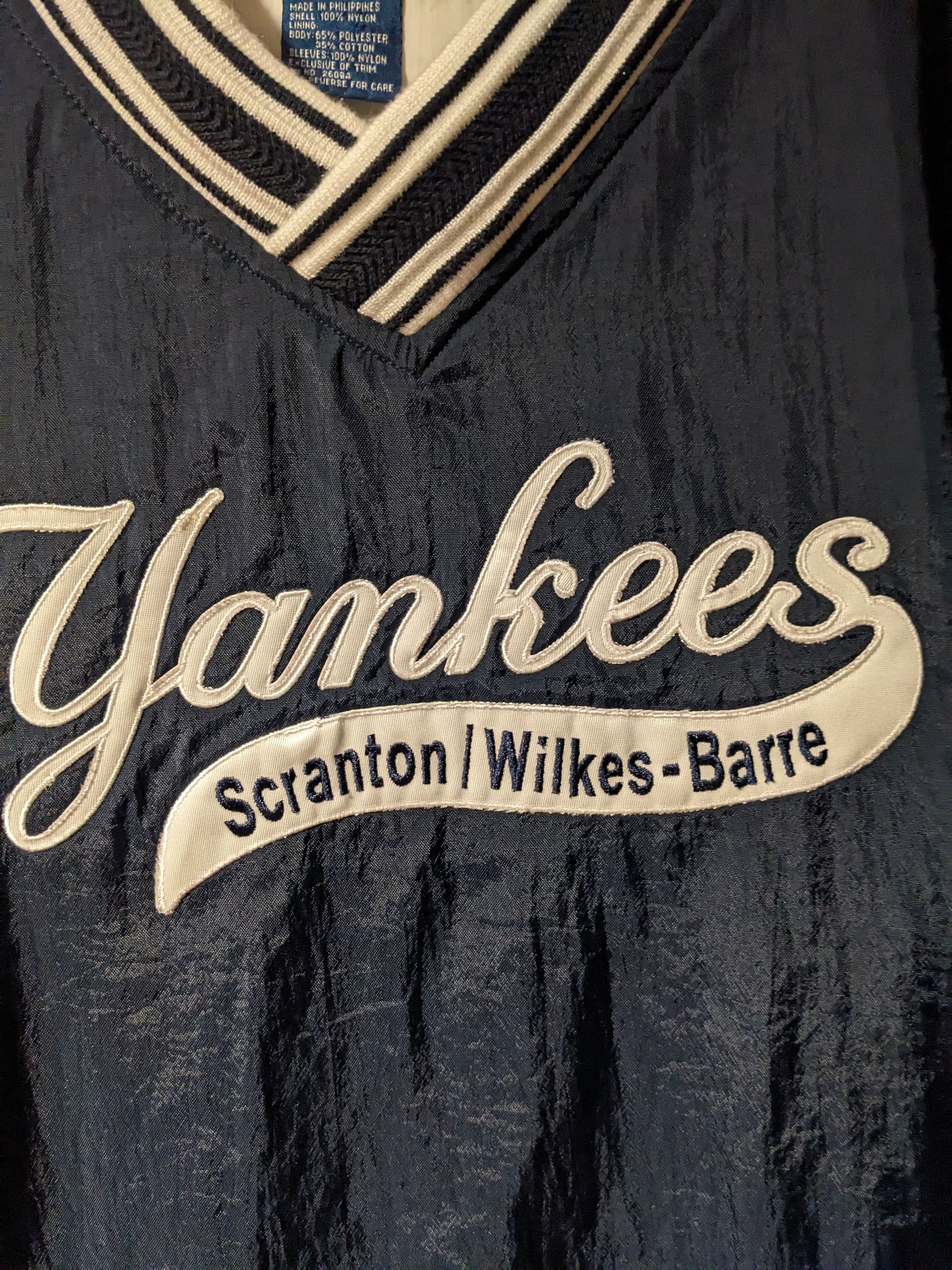 Champion × Vintage Vintage 90s New York Yankees Scranton Railriders Windbreaker Size US XXL / EU 58 / 5 - 2 Thumbnail