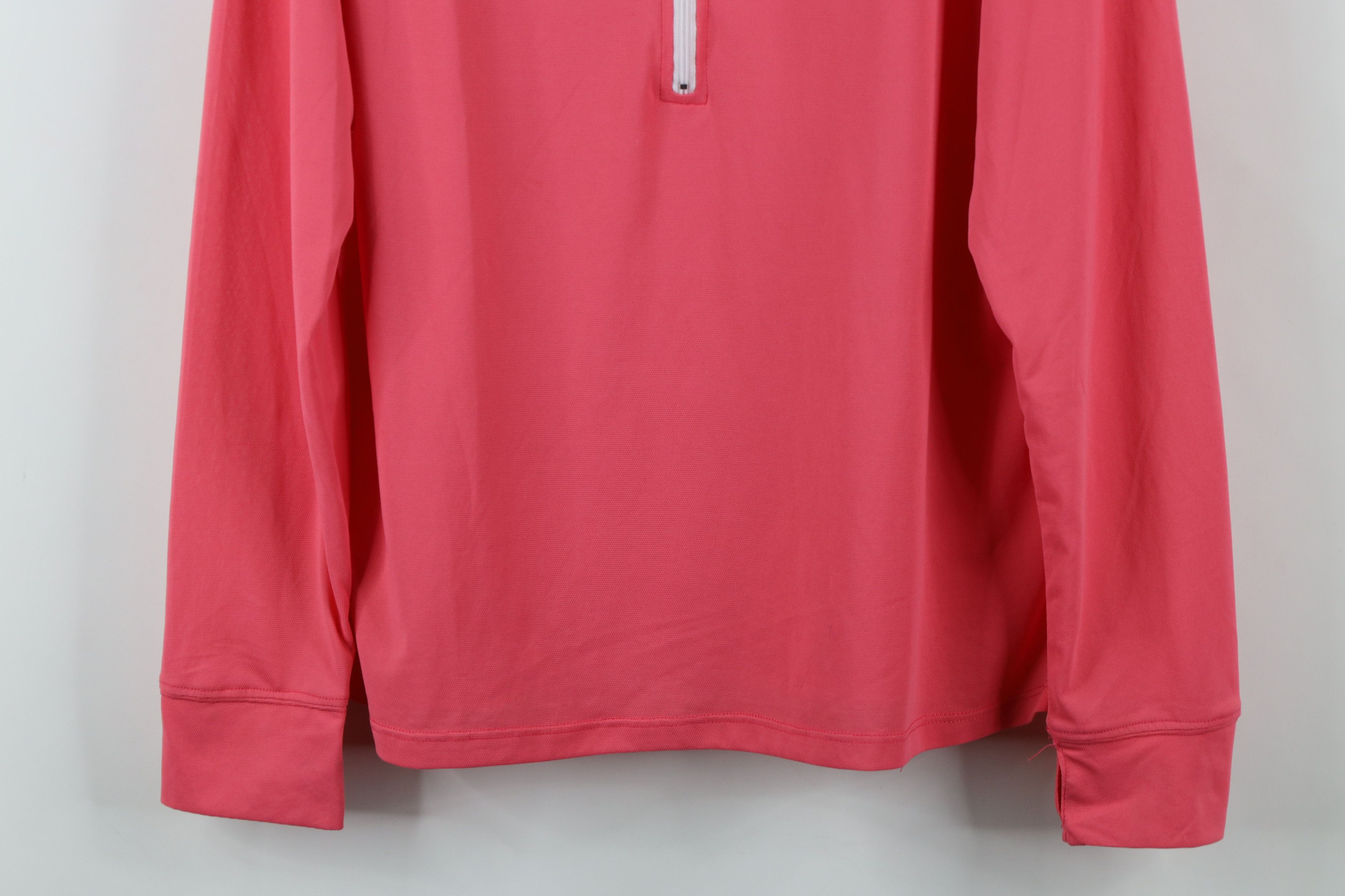 Vintage HiHo Beachwear Stretch Half Zip Pullover Top Jacket Pink Size L / US 10 / IT 46 - 3 Thumbnail