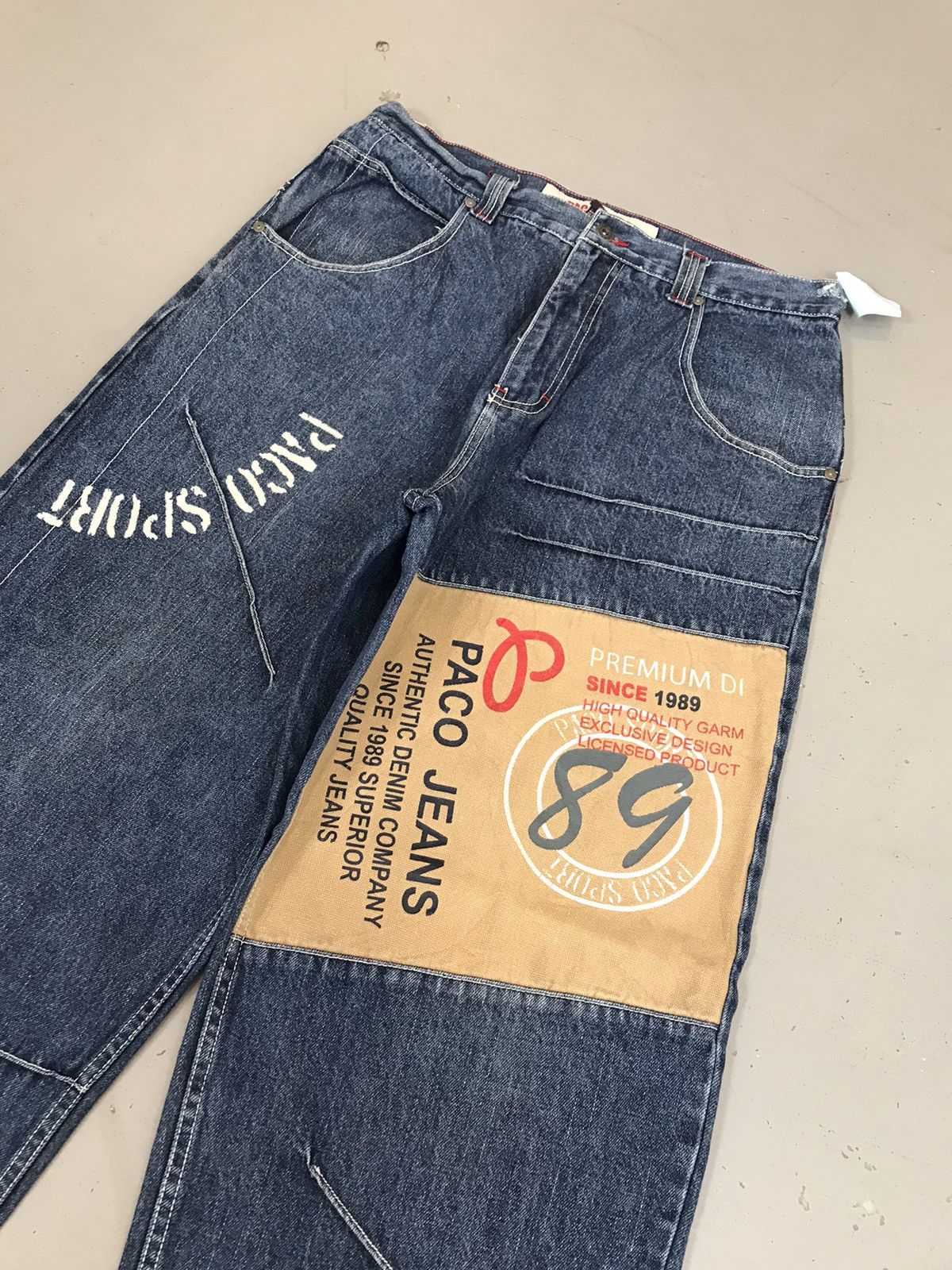 JNCO × Vintage Vintage paco printed embroidered denim Size US 34 / EU 50 - 5 Thumbnail