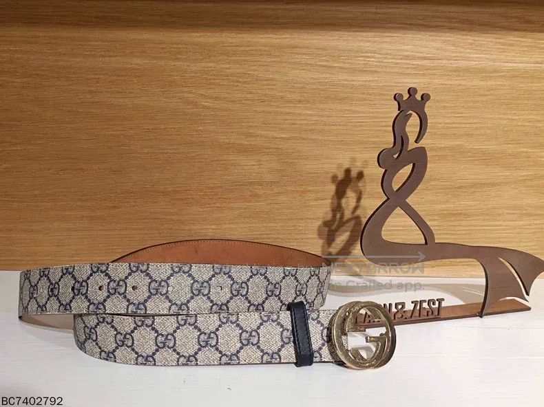 Gucci Gucci Size 85*34 Double G interlocking GG old flower belt Size ONE SIZE - 1 Thumbnail