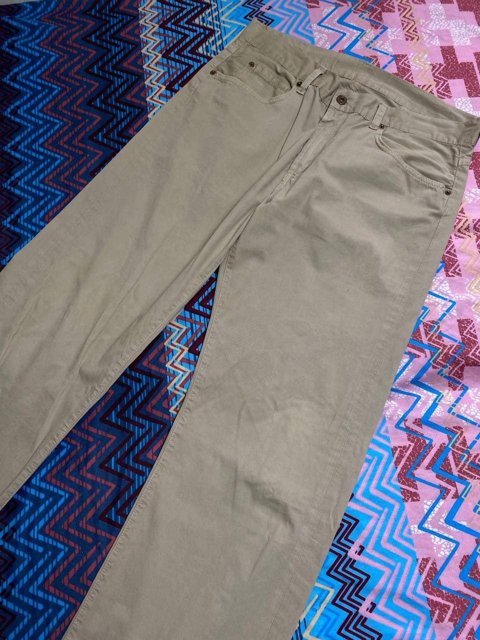 Replay Replay logo jeans pants beige Y2K vintage streetwear Size US 32 / EU 48 - 5 Thumbnail