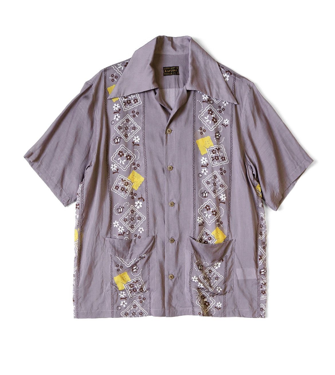 Kapital Silk rayon shirts PECKISH RAINBOWY size 3