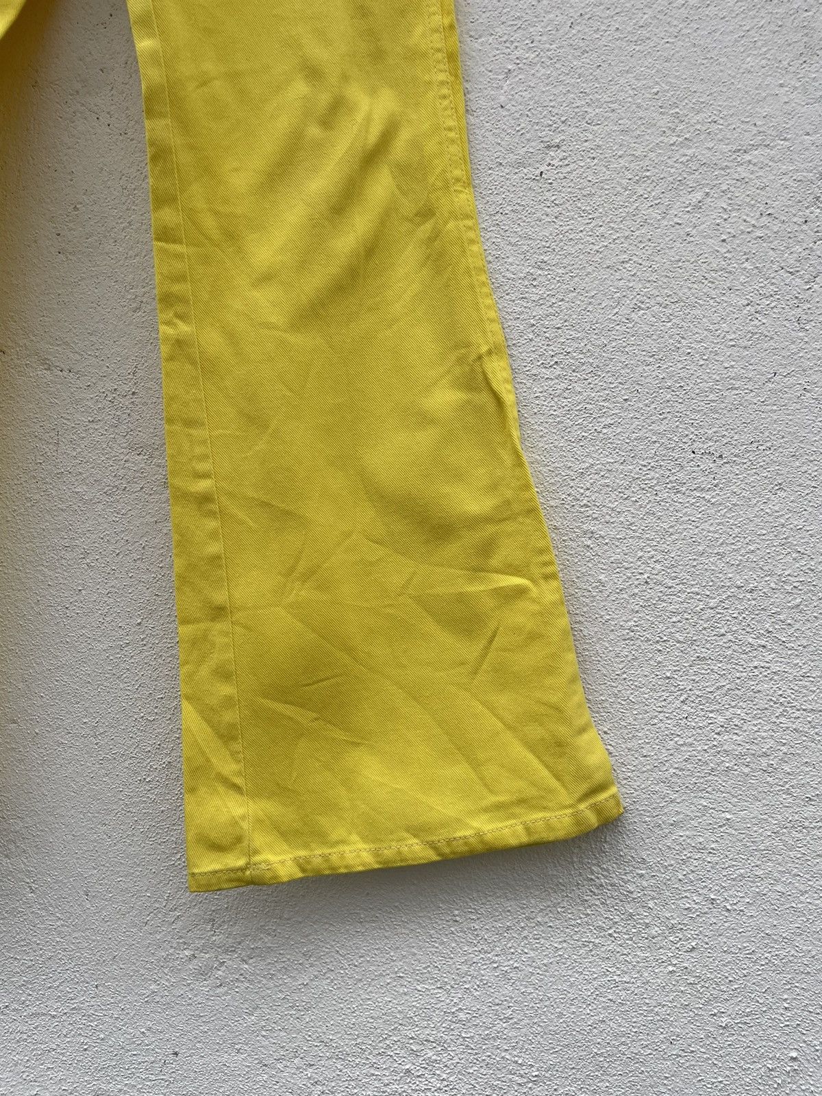 Japanese Brand Vintage Flare Big Vale Jeans Fashion Yellow Size US 30 / EU 46 - 6 Thumbnail