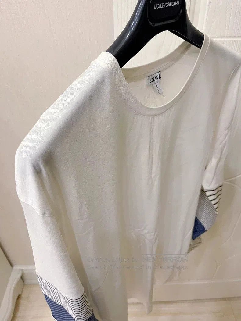 Loewe LOEWE Stripe Paneled Long Sleeve T. Size US L / EU 52-54 / 3 - 3 Thumbnail
