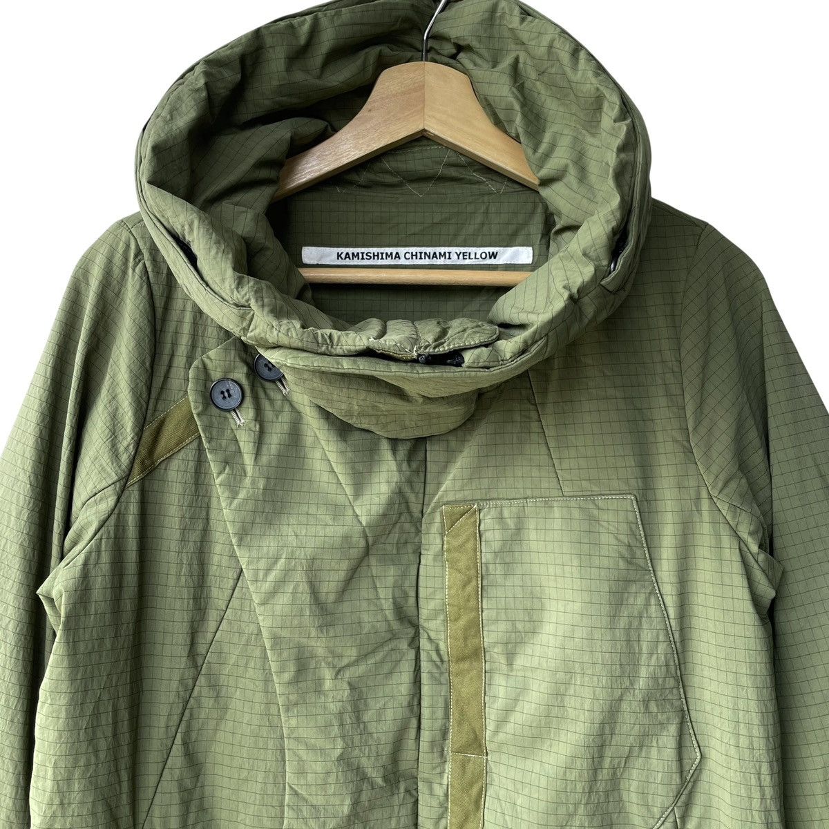 Japanese Brand Kamishima Chinami Yellow KCY Japan Designer Parka Jacket Size M / US 6-8 / IT 42-44 - 4 Thumbnail
