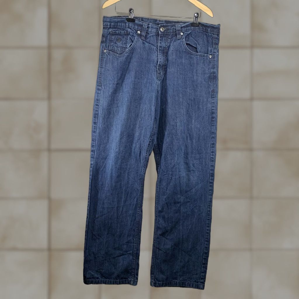 Rocawear VINTAGE Rocawear Baggy Jeans 38x33 Dark Blue Wide-Leg Hip-Hop 90s Mens Size US 38 / EU 54 - 1 Thumbnail