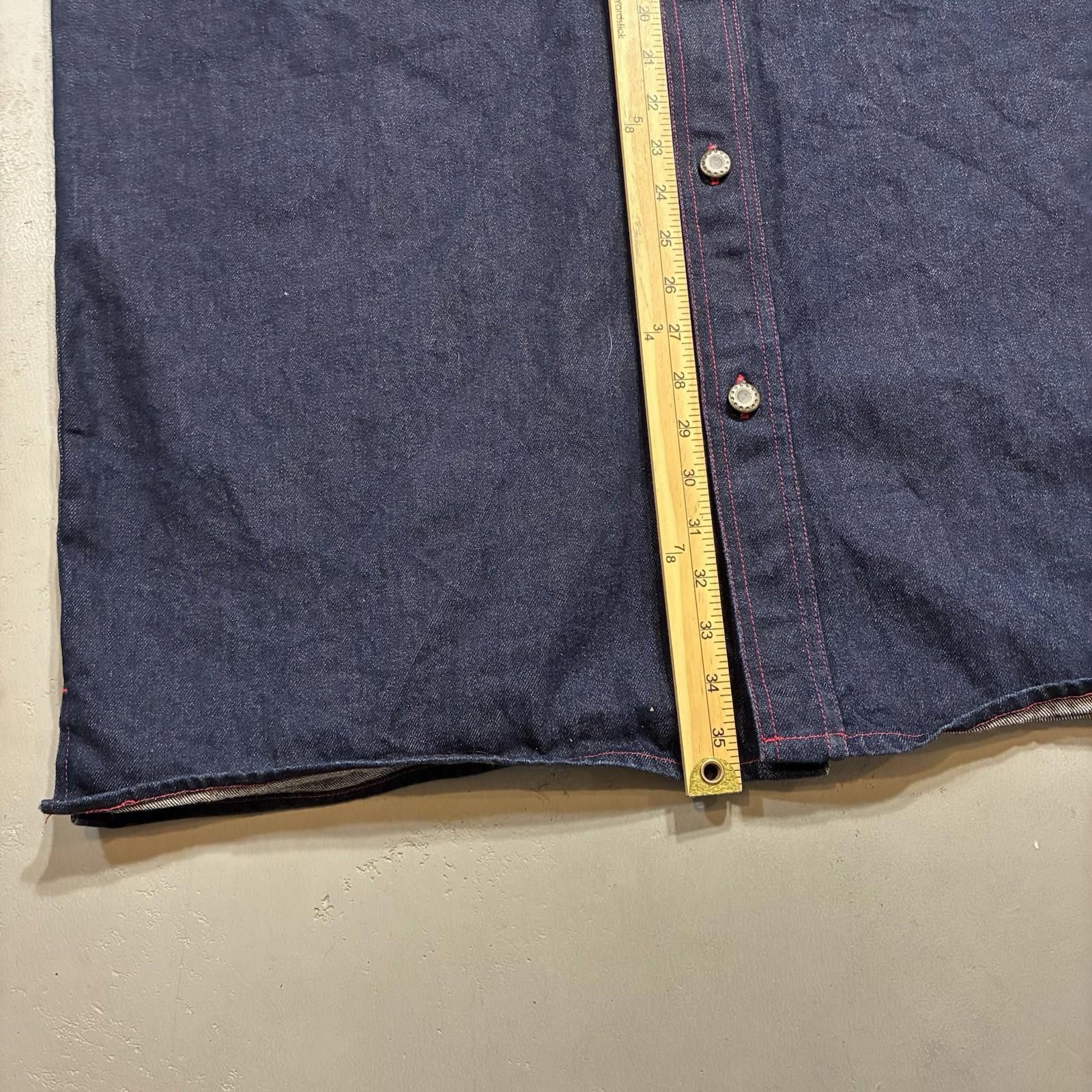 Other Vintage Y2K Ghetto Celebrity Oversized Denim Shirt Size US XL / EU 56 / 4 - 7 Thumbnail