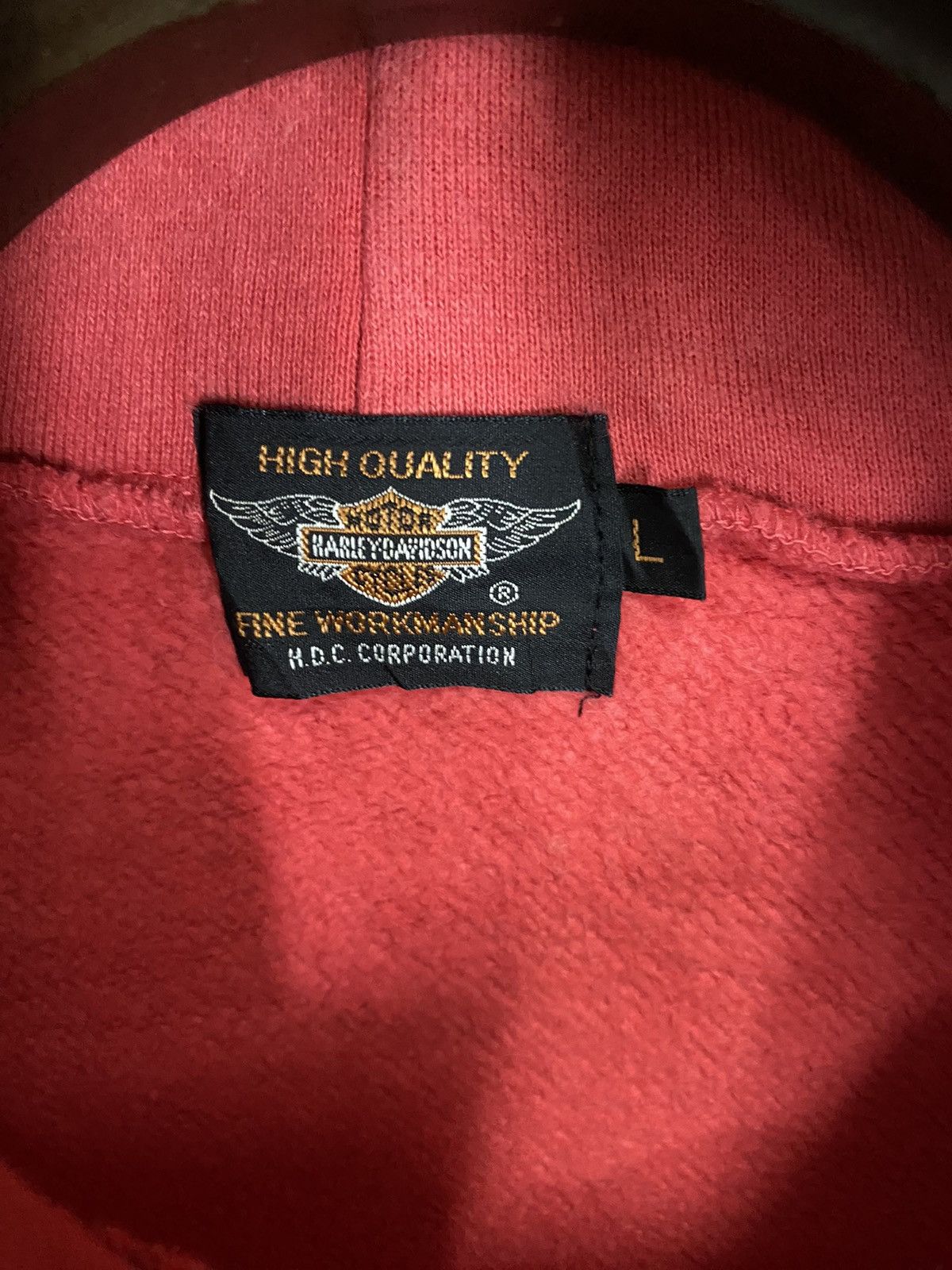 Harley Davidson × Vintage Vintage harley davidson milwaukee iron hoodie Size US L / EU 52-54 / 3 - 6 Thumbnail