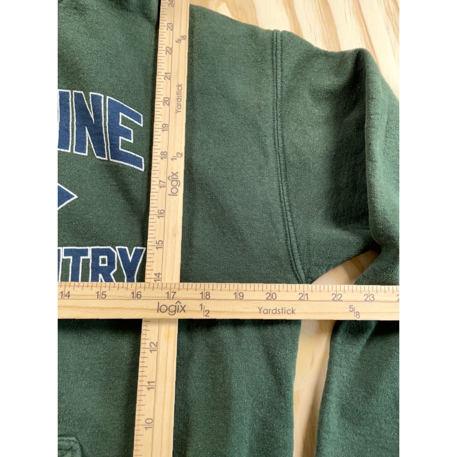 Vintage VINTAGE White Pine Cross Country Hoodie Adult Medium Dark Green Graphic Sweatshirt 90s Mens Size US M / EU 48-50 / 2 - 7 Thumbnail