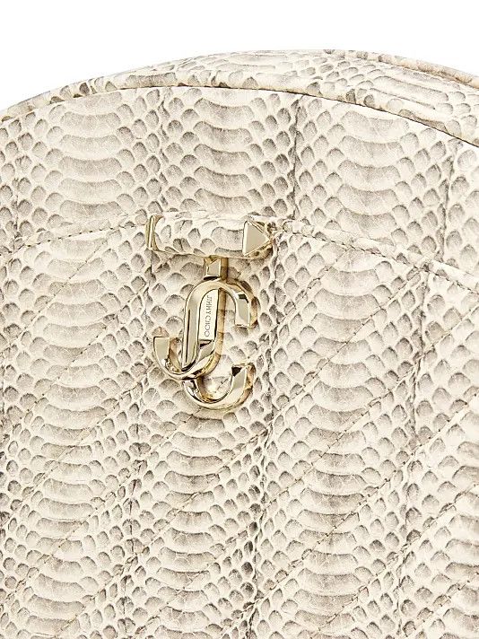 Jimmy Choo os11x0626 Size: OS / Curve Pouch in Light Beige Size ONE SIZE - 6 Thumbnail