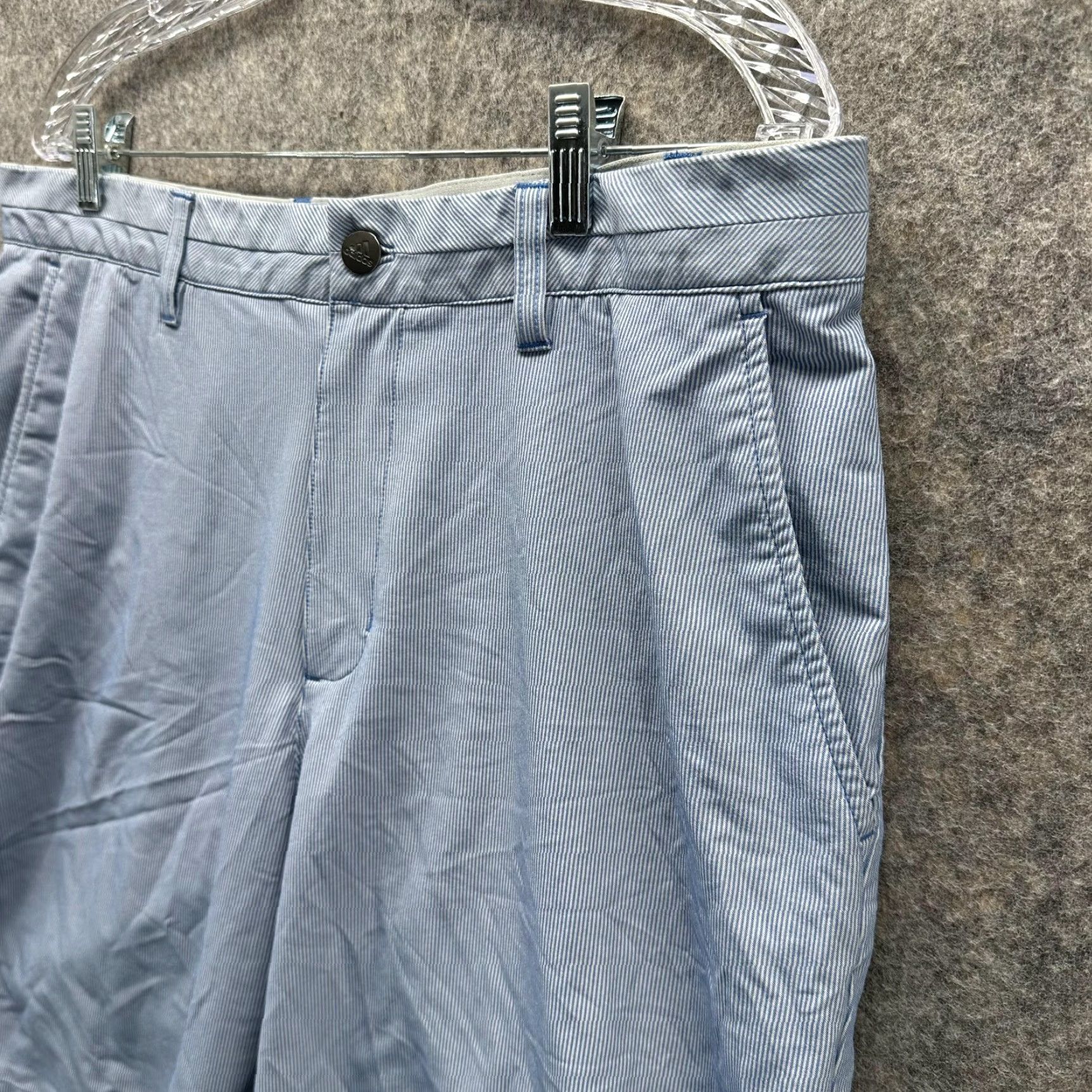 Adidas Adidas Shorts Men 36 Blue Outdoors Pocket 365 Athletic Golf Chino Trefoil Soft Size US 36 / EU 52 - 4 Thumbnail
