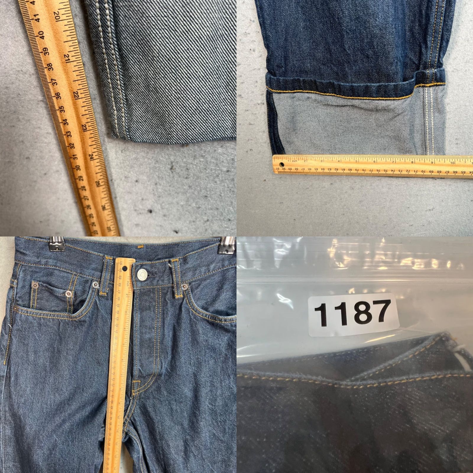 VINTAGE COS Jeans Women 27 Blue Denim 100% Cotton High Rise Cropped Womens