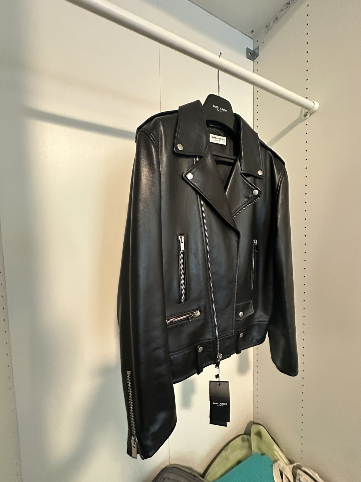 Yves Saint Laurent LO1 Motorcycle Jacket Size US XL / EU 56 / 4 - 2 Thumbnail