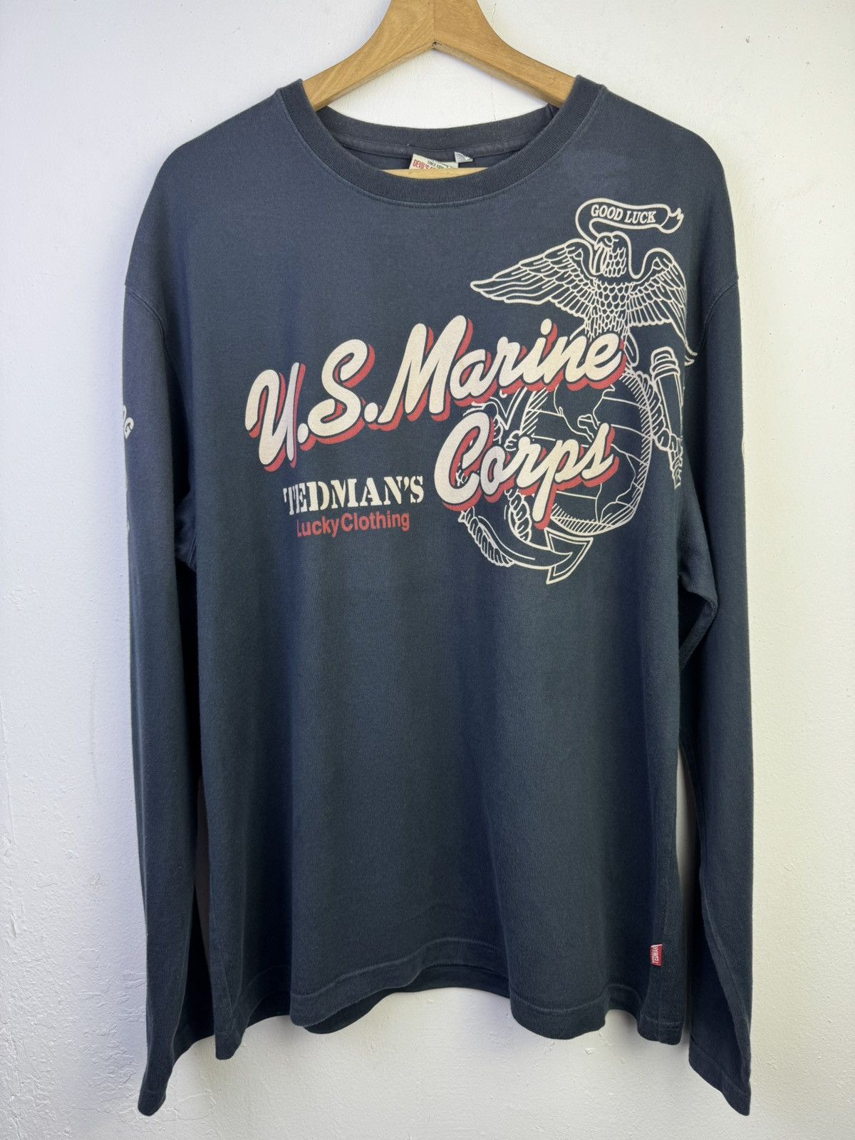 Tedman Ted Company Tedman's U.S. Marine Corps long-sleeve t-shirt. Size US L / EU 52-54 / 3 - 1 Thumbnail