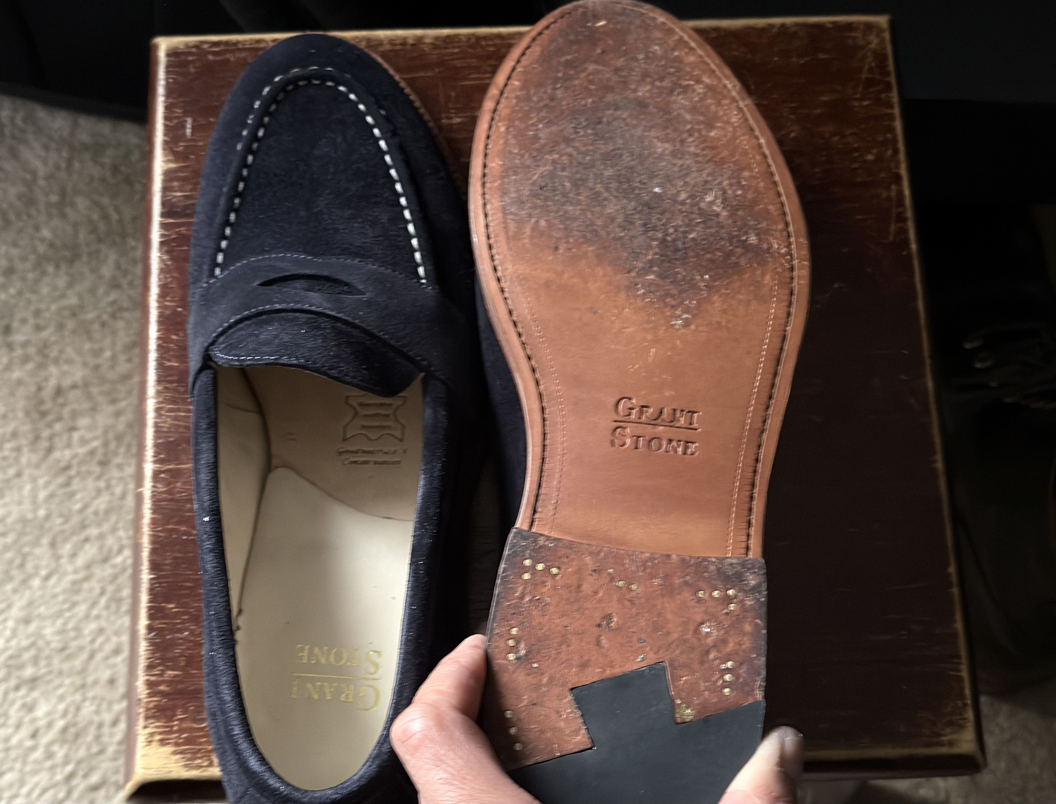 Grant Stone Grant Stone Midnight Suede Traveler in 9E Size US 9 / EU 42 - 5 Thumbnail