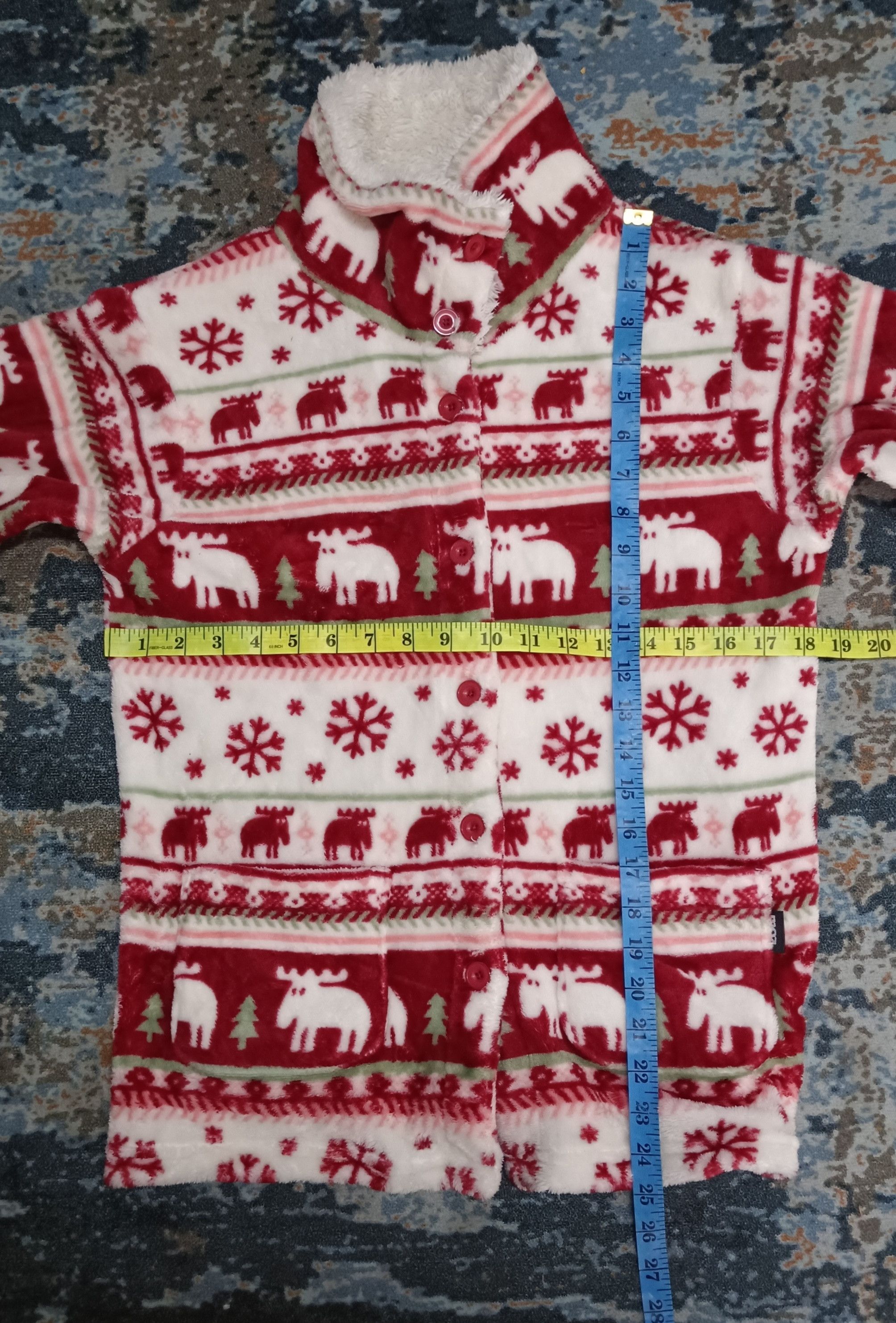 Japanese Brand Moz Sweden Fleece Christmas Printed Size US M / EU 48-50 / 2 - 12 Thumbnail