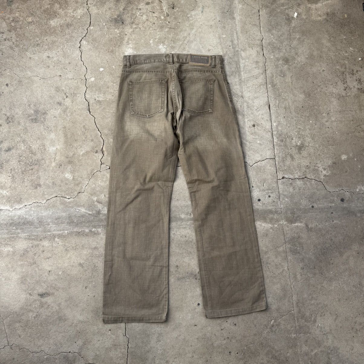 Seditionaries H&M LOGG Sand Brown Wide Leg Pants Size US 31 - 2 Thumbnail