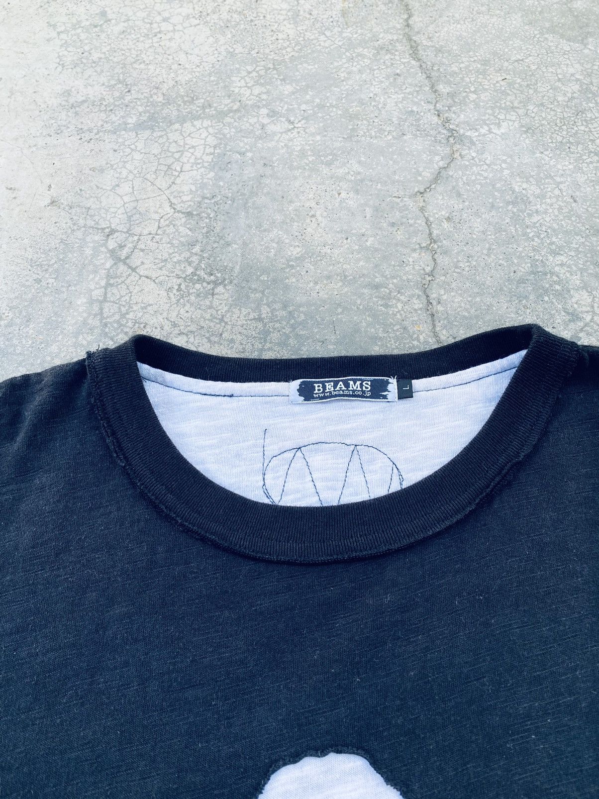 Beams Plus Vintage Beams Japan Skull Center Logo Tees Size US L / EU 52-54 / 3 - 11 Thumbnail