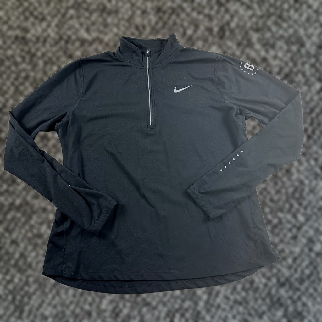 Nike Nike Running Dri-Fit Boston 2017 1/2 Zip Black 905857010 Womens XL Active Train Size ONE SIZE - 1 Thumbnail