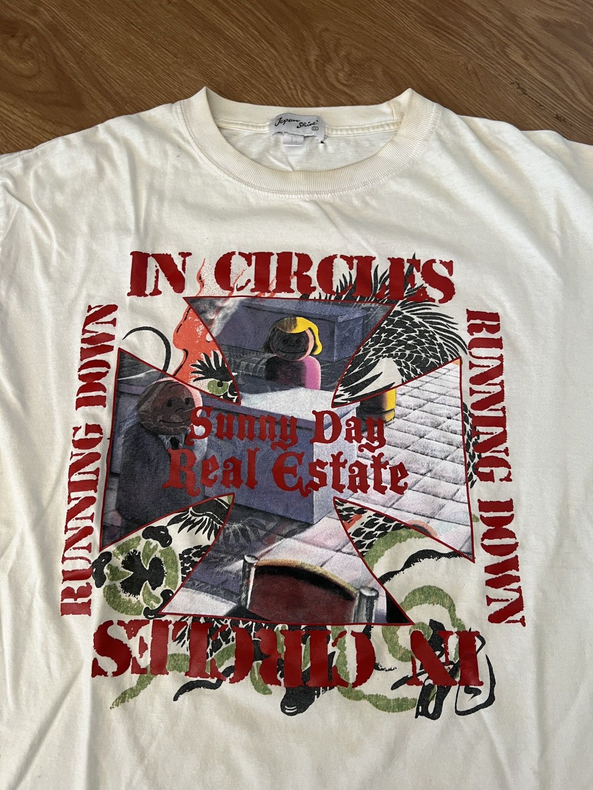 Vintage 90’s Sunny Day Real Estate diary 1994 Emo tee