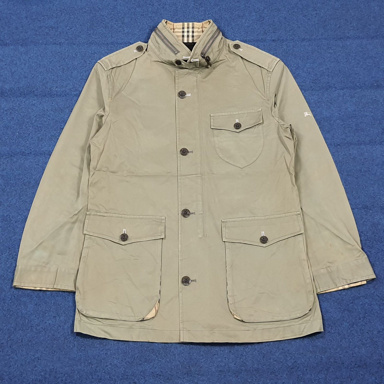 Burberry Vintage Burberry Black Label Military Field Jacket C287N18 Size US S / EU 44-46 / 1 - 3 Thumbnail