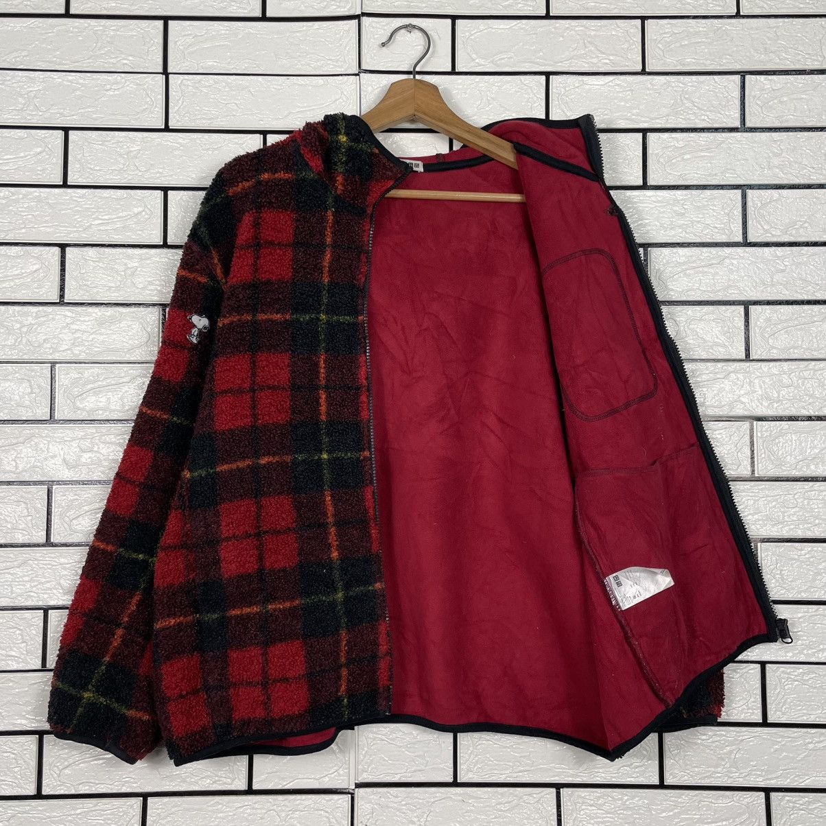 JW Anderson × Uniqlo Uniqlo x JW Anderson Tartan Hooded Deep Pile Jacket Size US XL / EU 56 / 4 - 10 Thumbnail