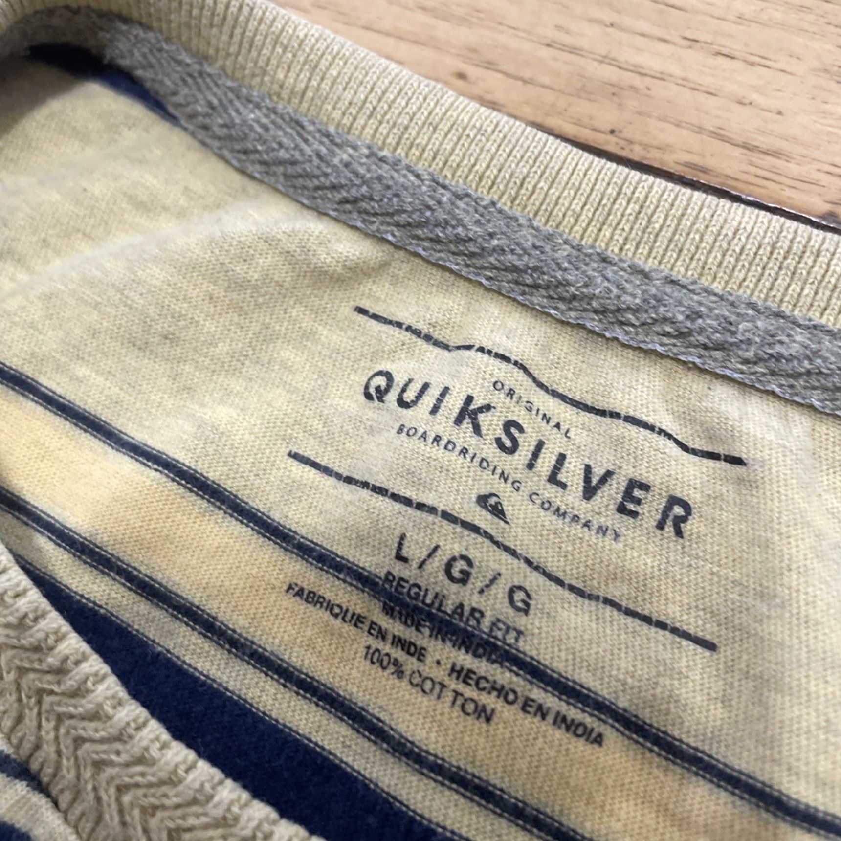 Quiksilver Quiksilver Striped Shirt Men L Yellow Black 1970s 90s y2k skater streetwear Shirt Mens L Yellow Black 90s Quiksilver Striped Shirt Size US L / EU 52-54 / 3 - 5 Thumbnail
