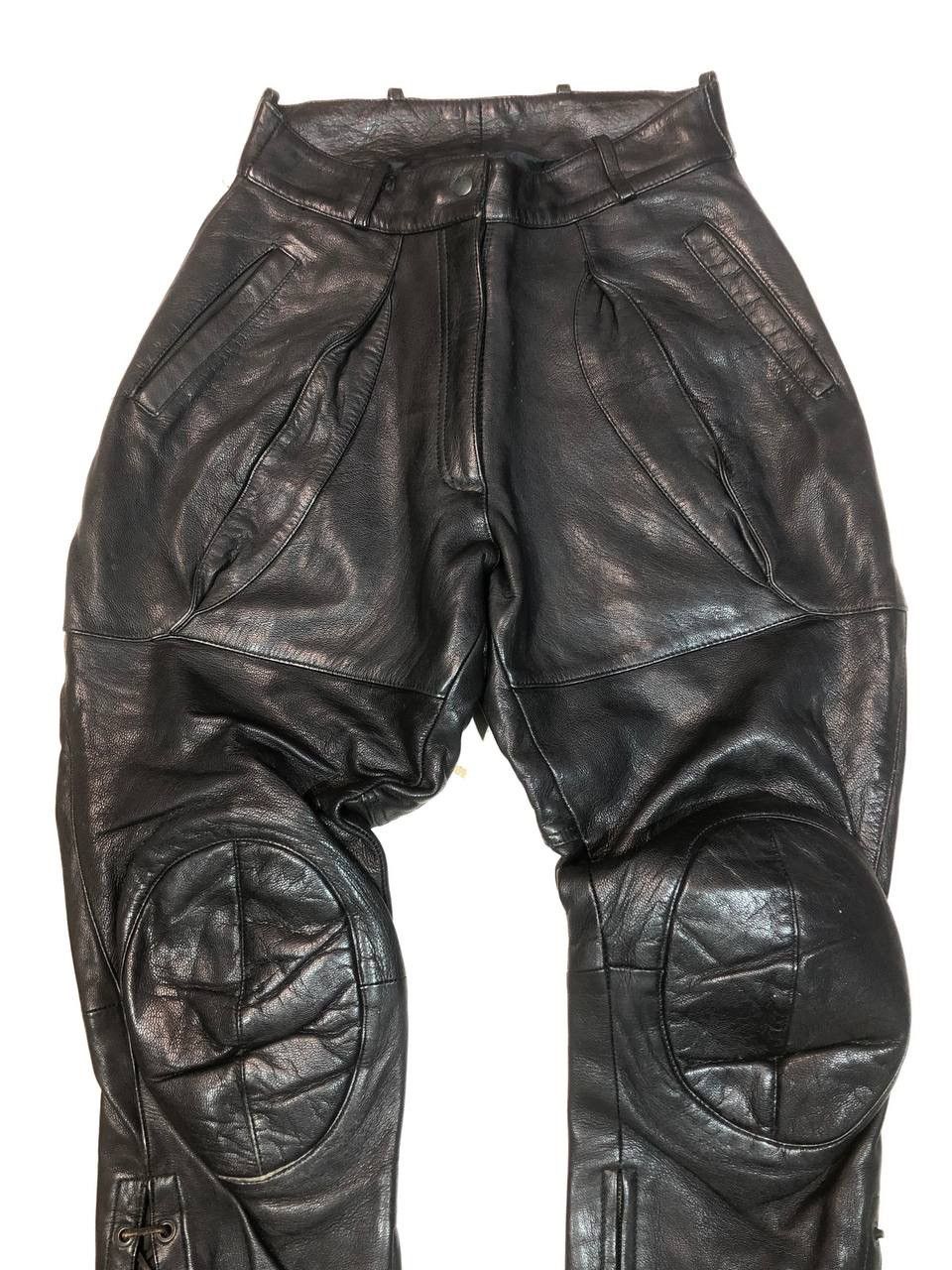 Vintage Vintage Rare Avangarde Racing Moto Biker Leather Pants Size US 30 / EU 46 - 8 Thumbnail