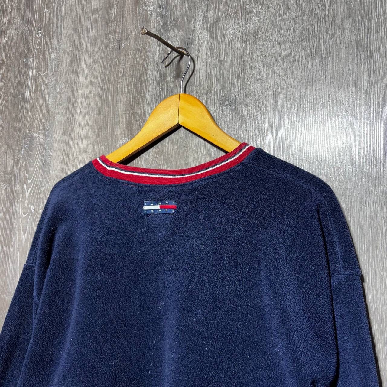 Tommy Jeans Vintage Tommy Jeans 90s Fleece Sweater Size US XL / EU 56 / 4 - 6 Thumbnail