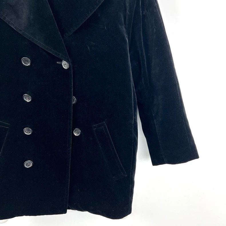 Saint Laurent Paris Saint Laurent ParisBlack rhinestone letter logo velvet qui Size ONE SIZE - 6 Thumbnail
